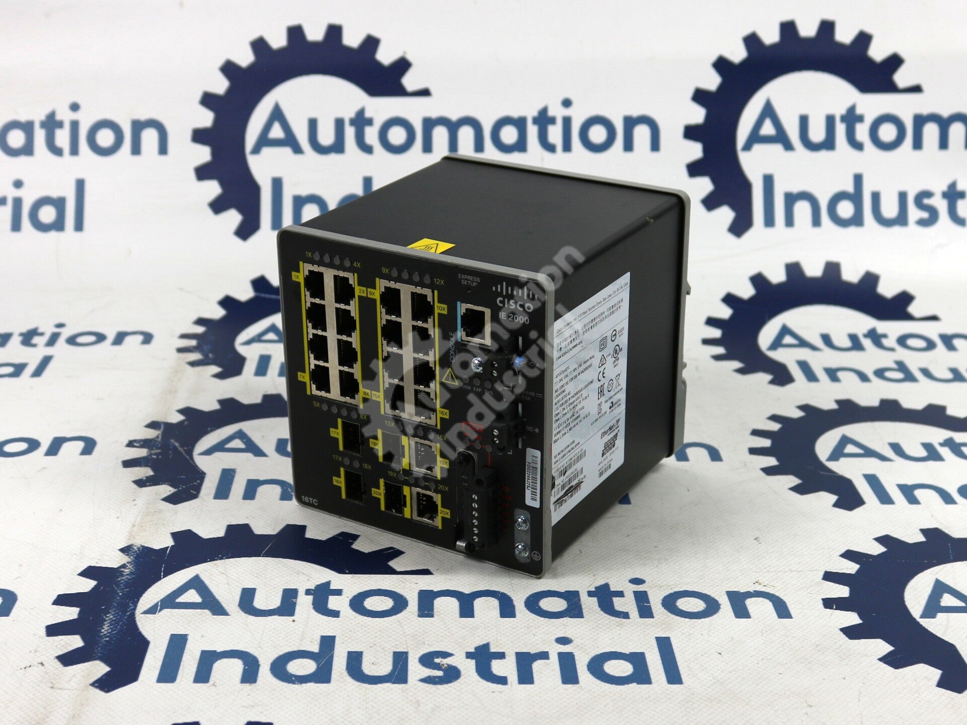 IE-2000-16TC-B By Cisco 16-Port Managed Industrial Ethernet Switch
