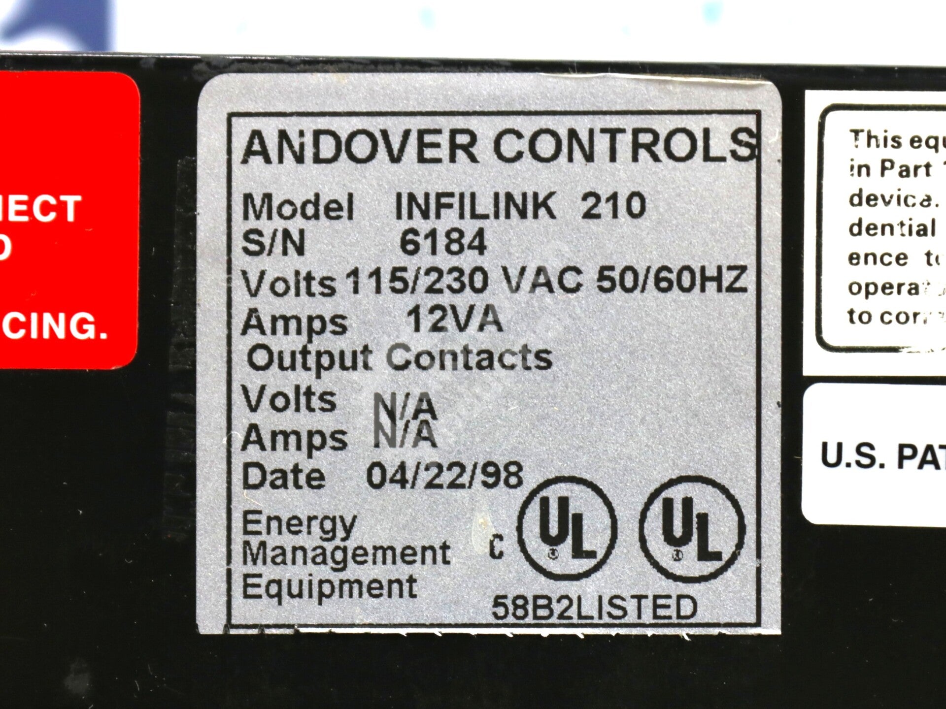 INFILINK 210 By Schneider Electric Infinet Fiber Optic Repeater Module