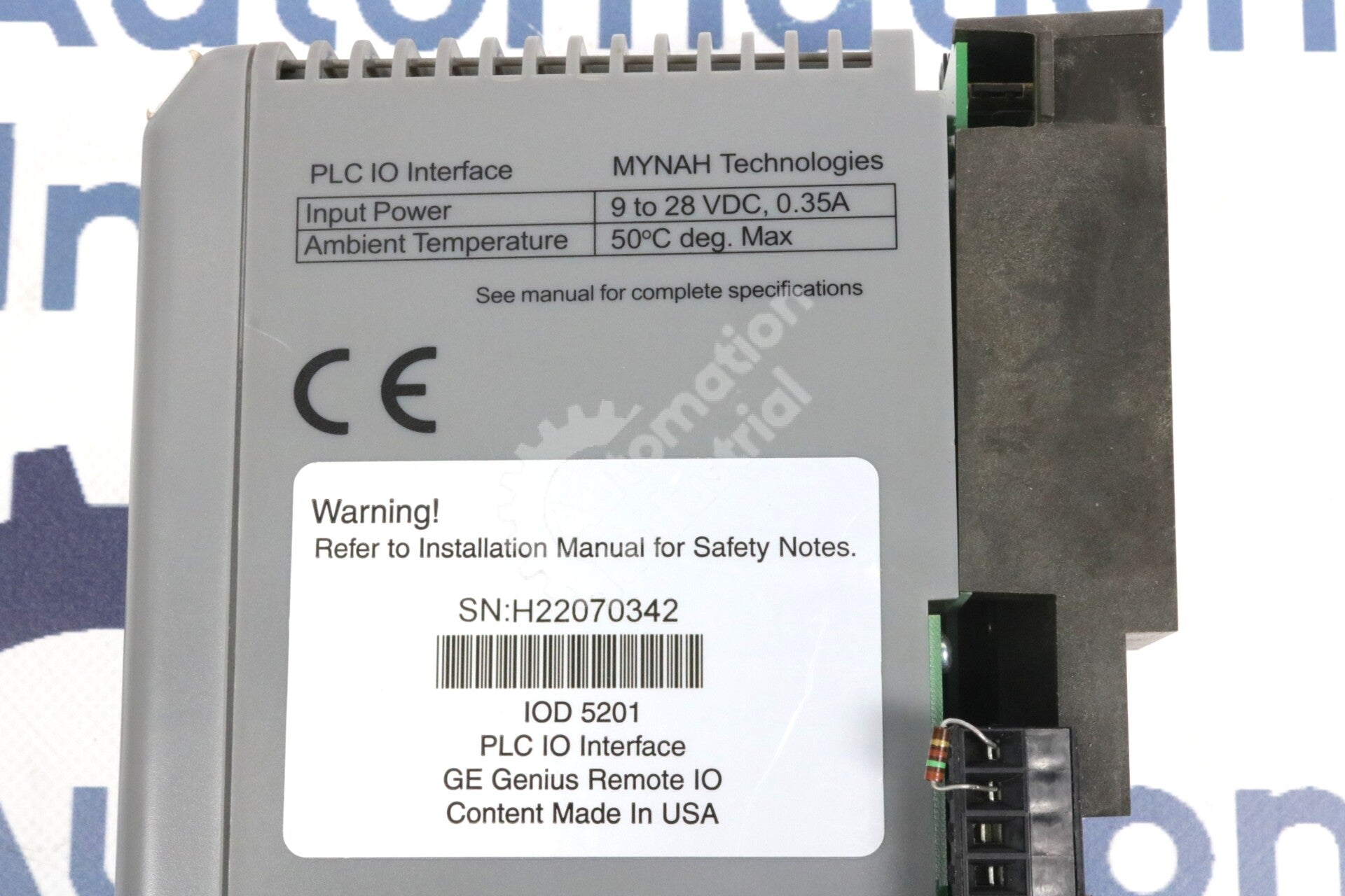 IOD5201 By MYNAH PLC I/O Interface