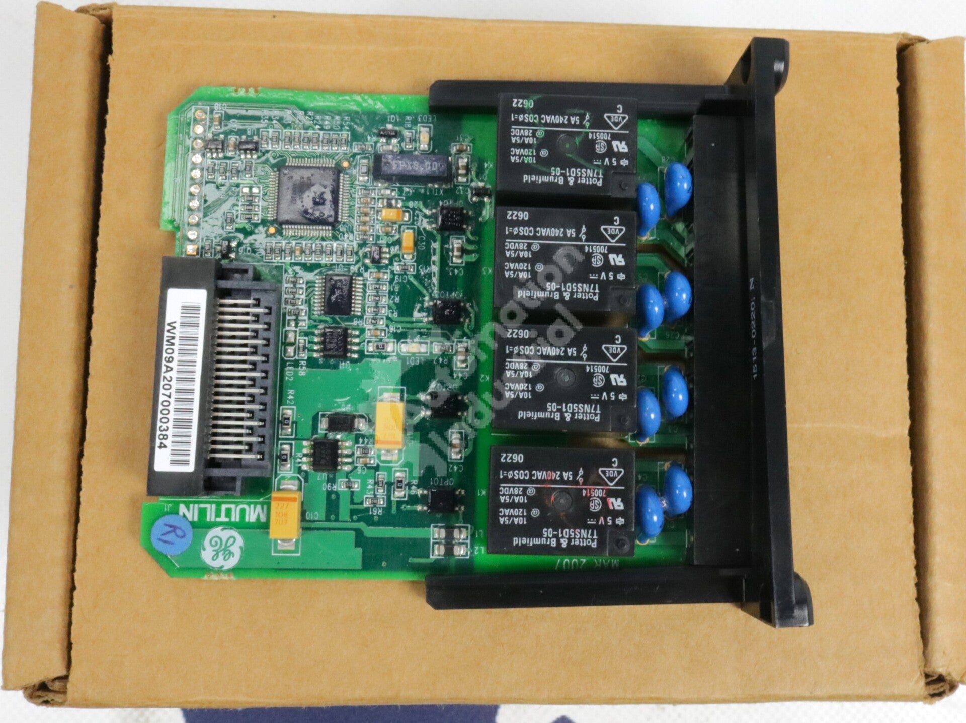 IO_D By GE Multilin 12M9-0009-A4 Four 10A Form-C Relay Component Module