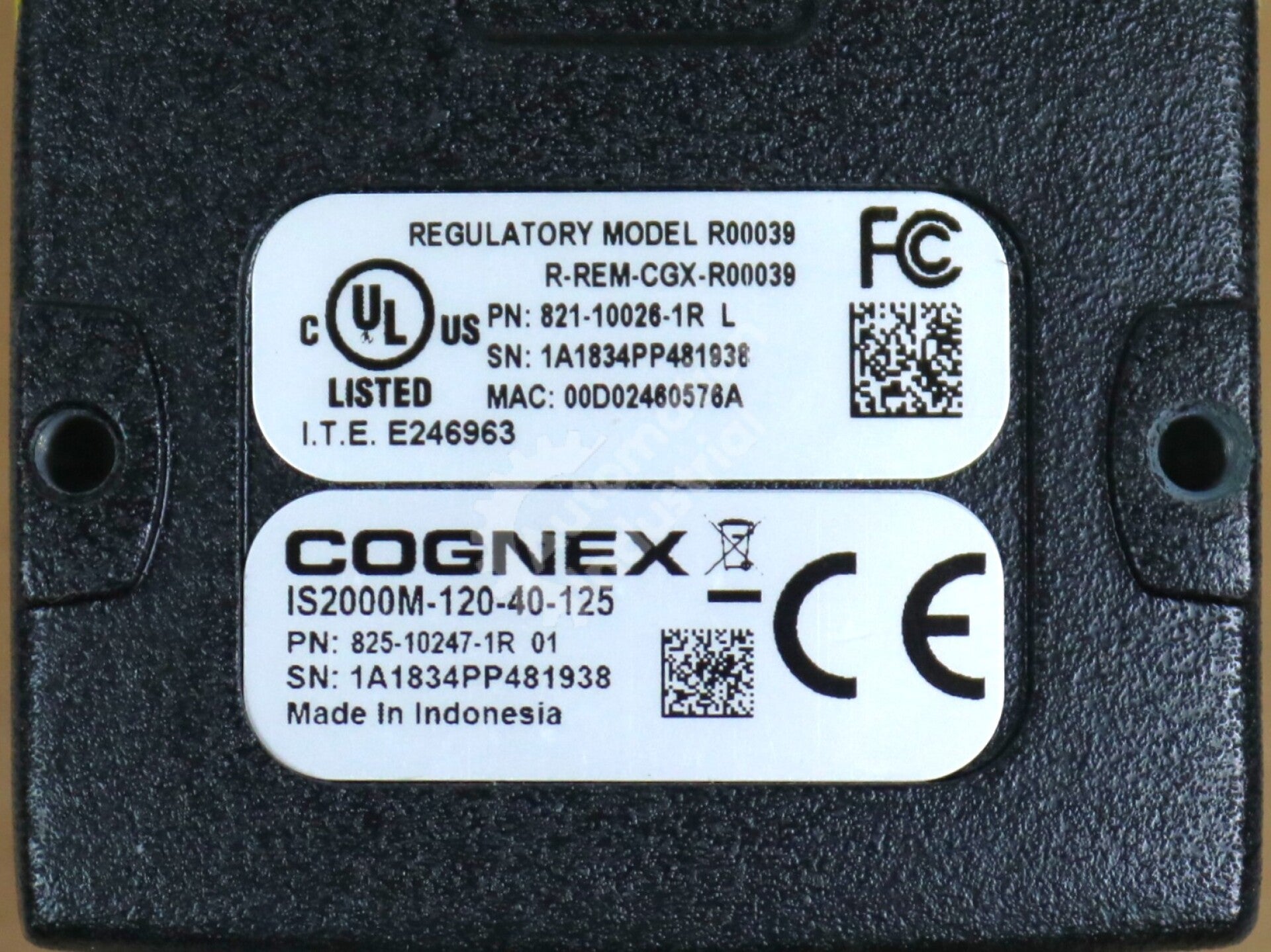 IS2000M-120-40-125 By Cognex 825-10247-1R Vision Sensor NSFP