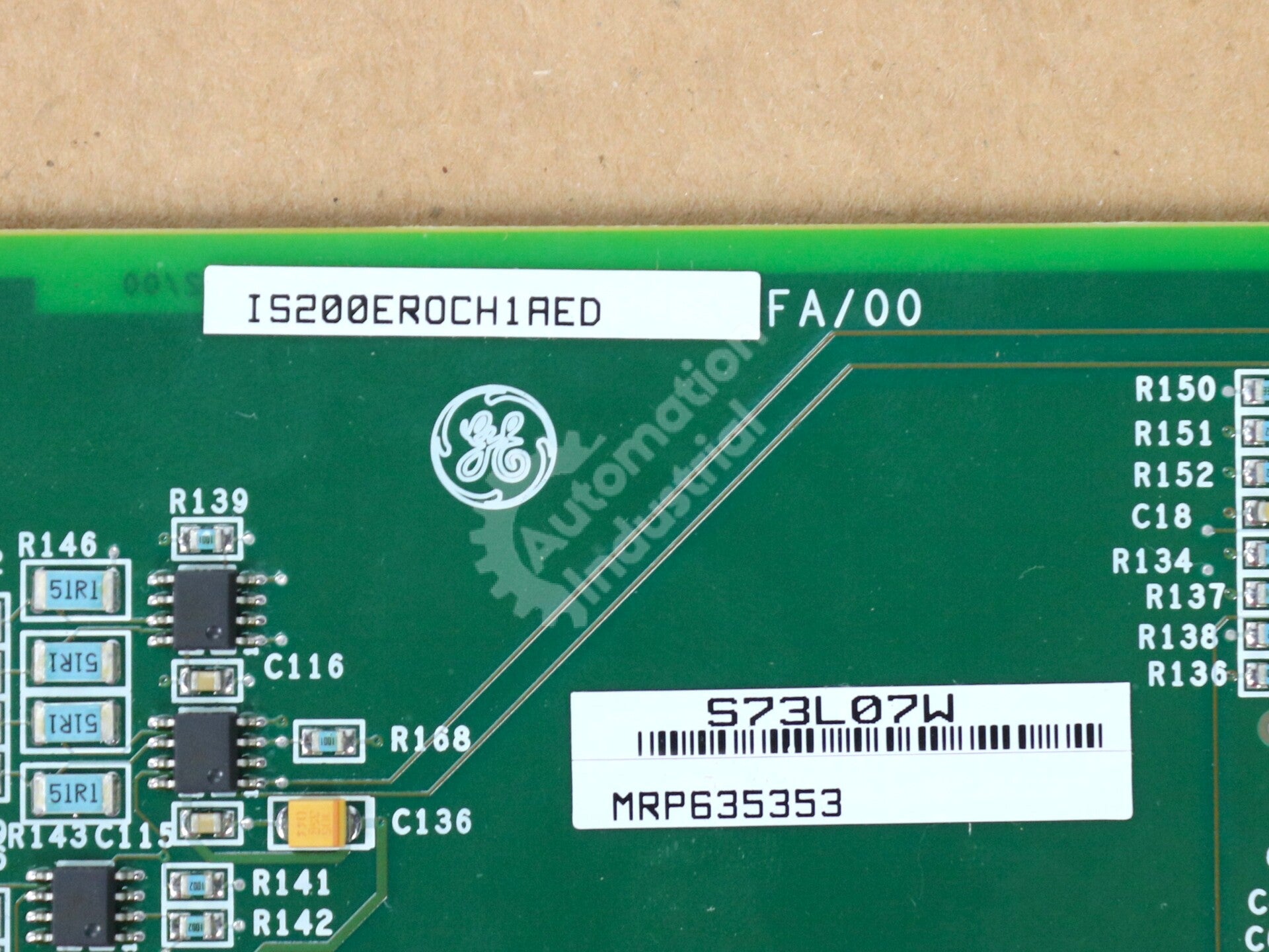 IS200EROCH1A By General Electric IS200EROCH1AED Regulator Options Card NSNB