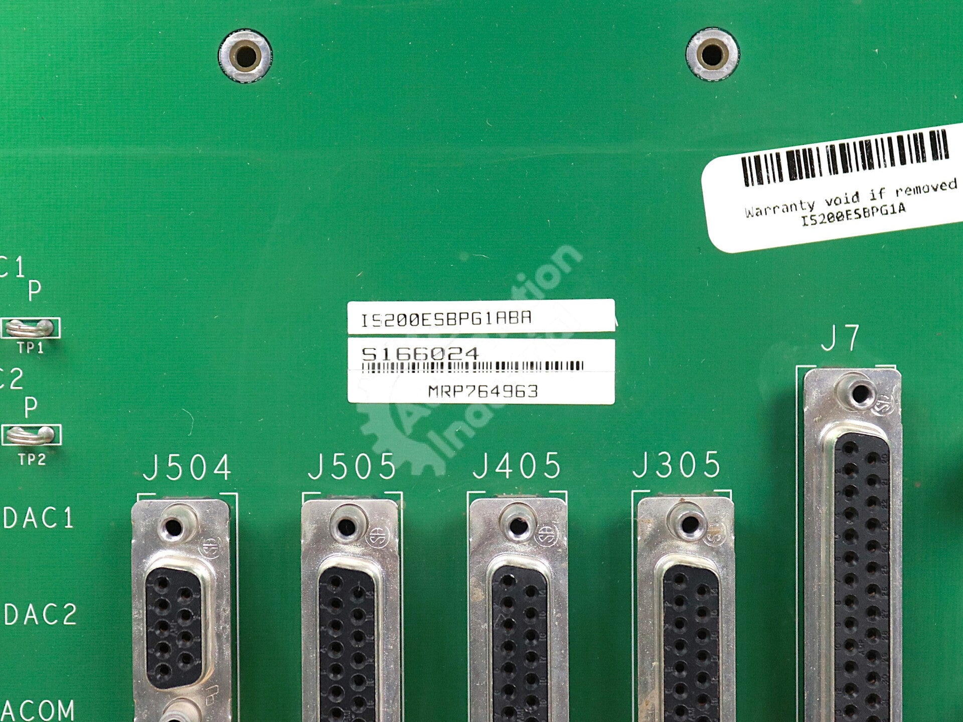 IS200ESBPG1A By General Electric IS200ESBPG1ABA Simplex Backup Circuit Board