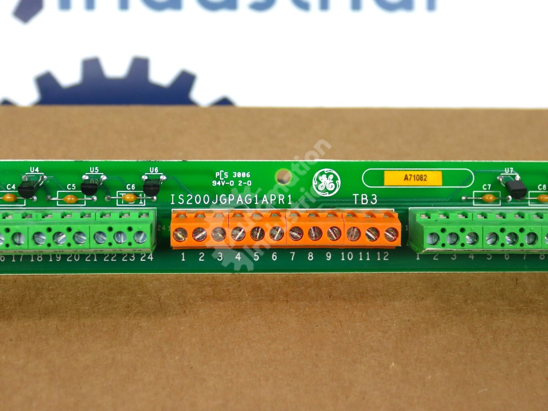 IS200JGPAG1A By GE Mark VIe IS200JGPAG1APR1 Ground and Power Terminal Board NSNB
