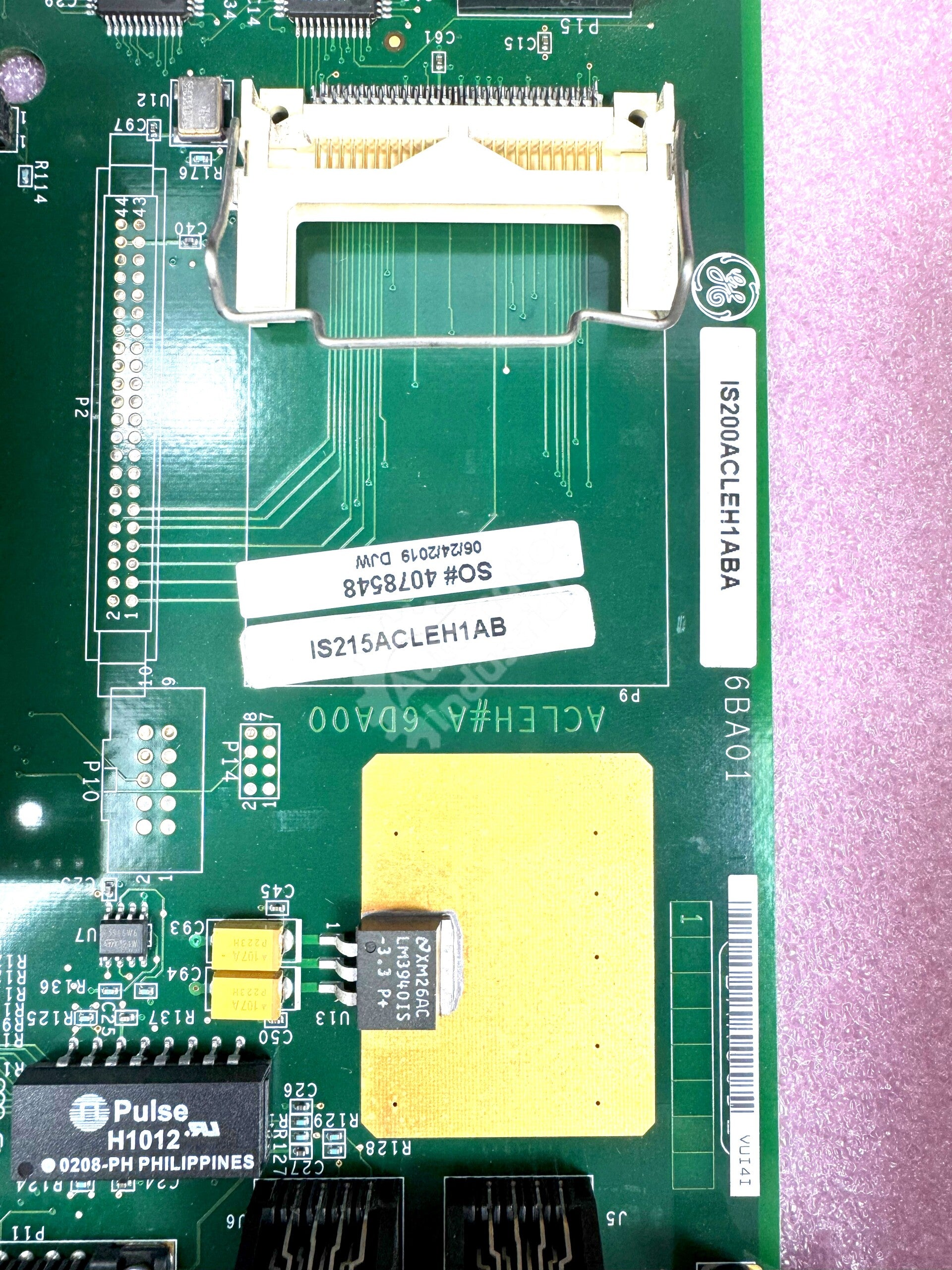 GE IS215ACLEH1A IS215ACLEH1AB Application Control Layer Module Mark VI