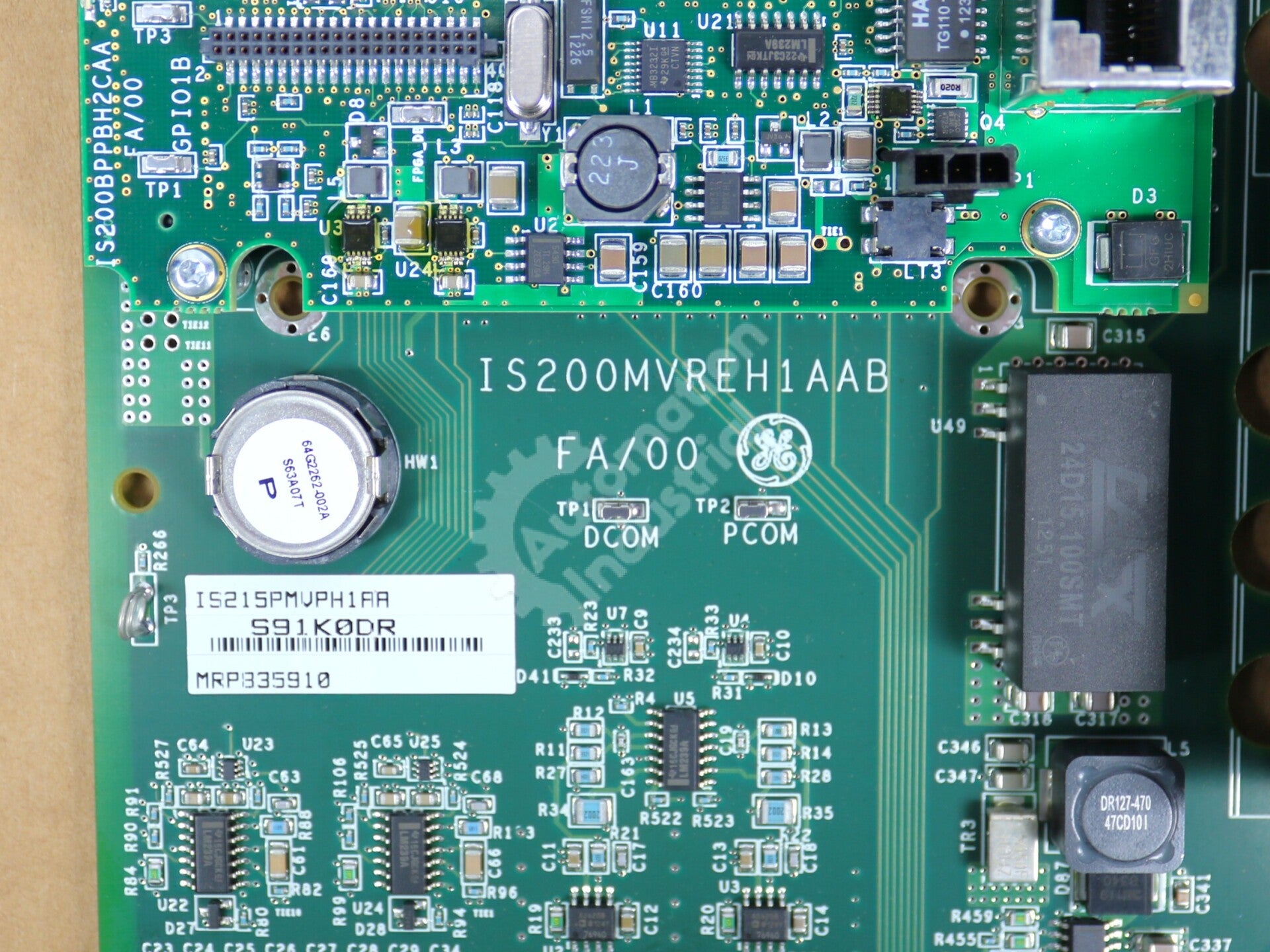 IS215PMVPH1A By General Electric IS215PMVPH1AA Protection I/O Module