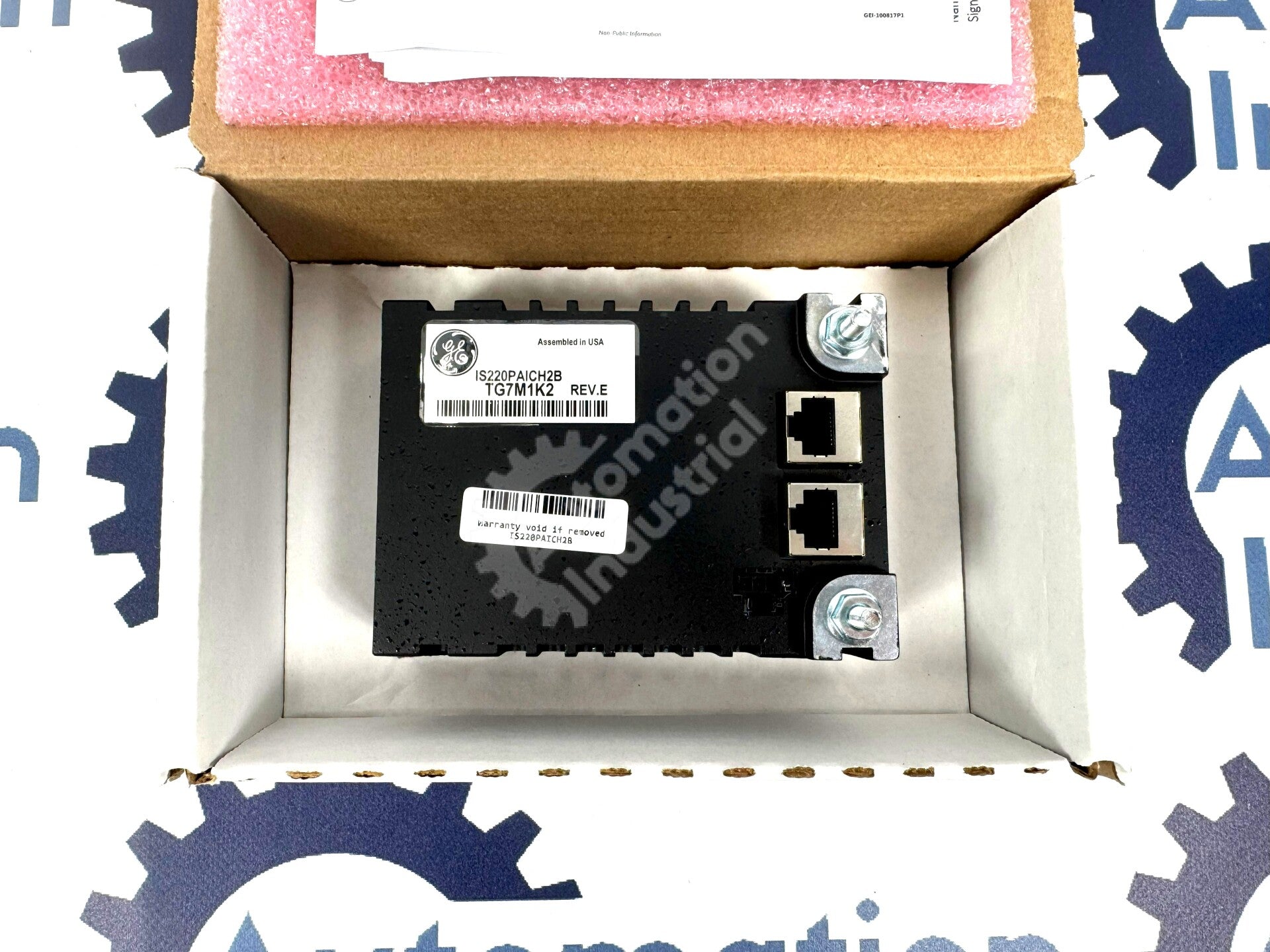 IS220PAICH2B By General Electric IS220PAICH2BE Analog I/O Pack MK VI IS220 NSFP