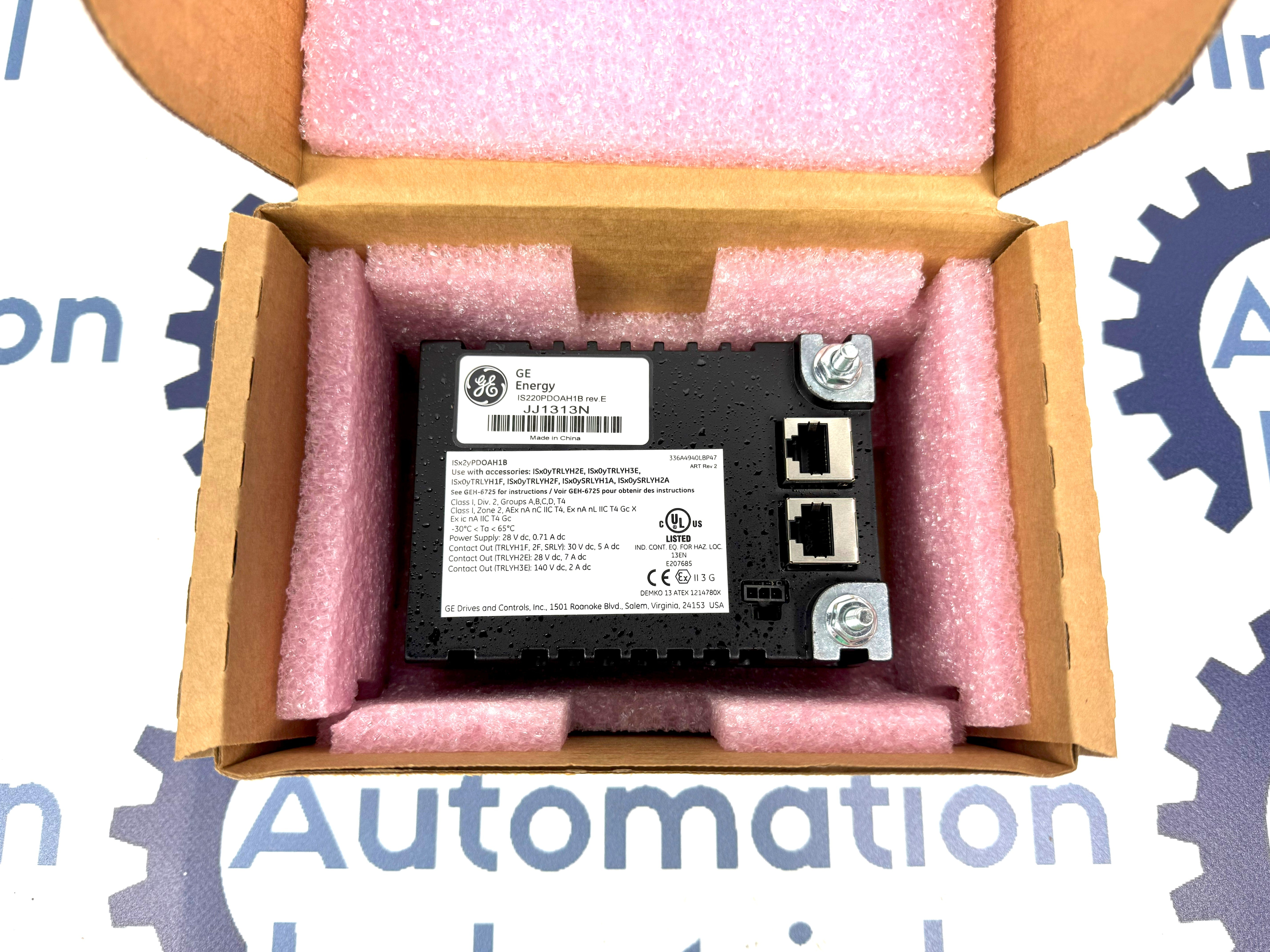 IS220PDOAH1B By General Electric Discrete Output Module Mark VI