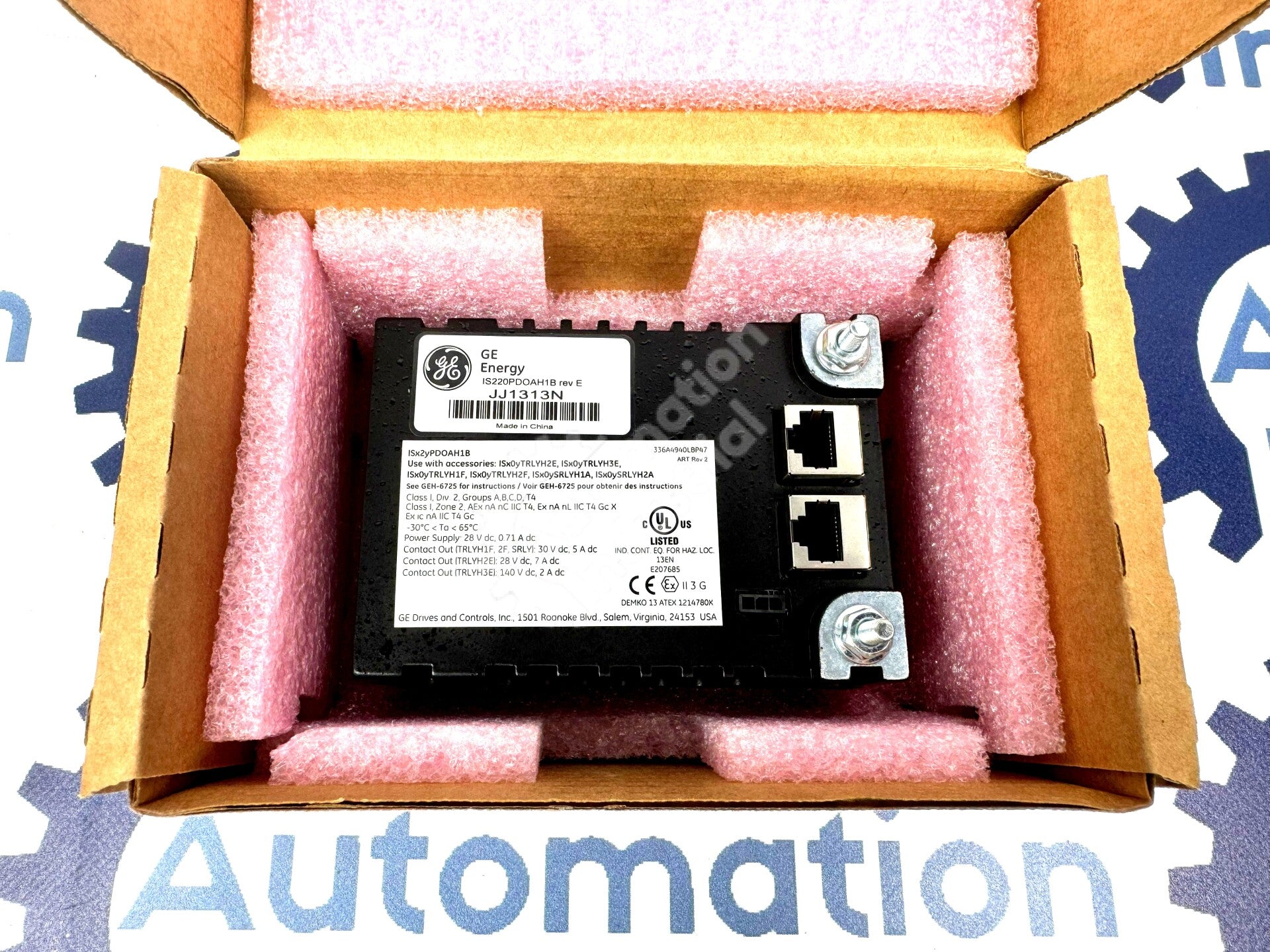 IS220PDOAH1B By GE IS220PDOAH1BE Discrete Output I/O Pack Mark VI IS220 NSNB