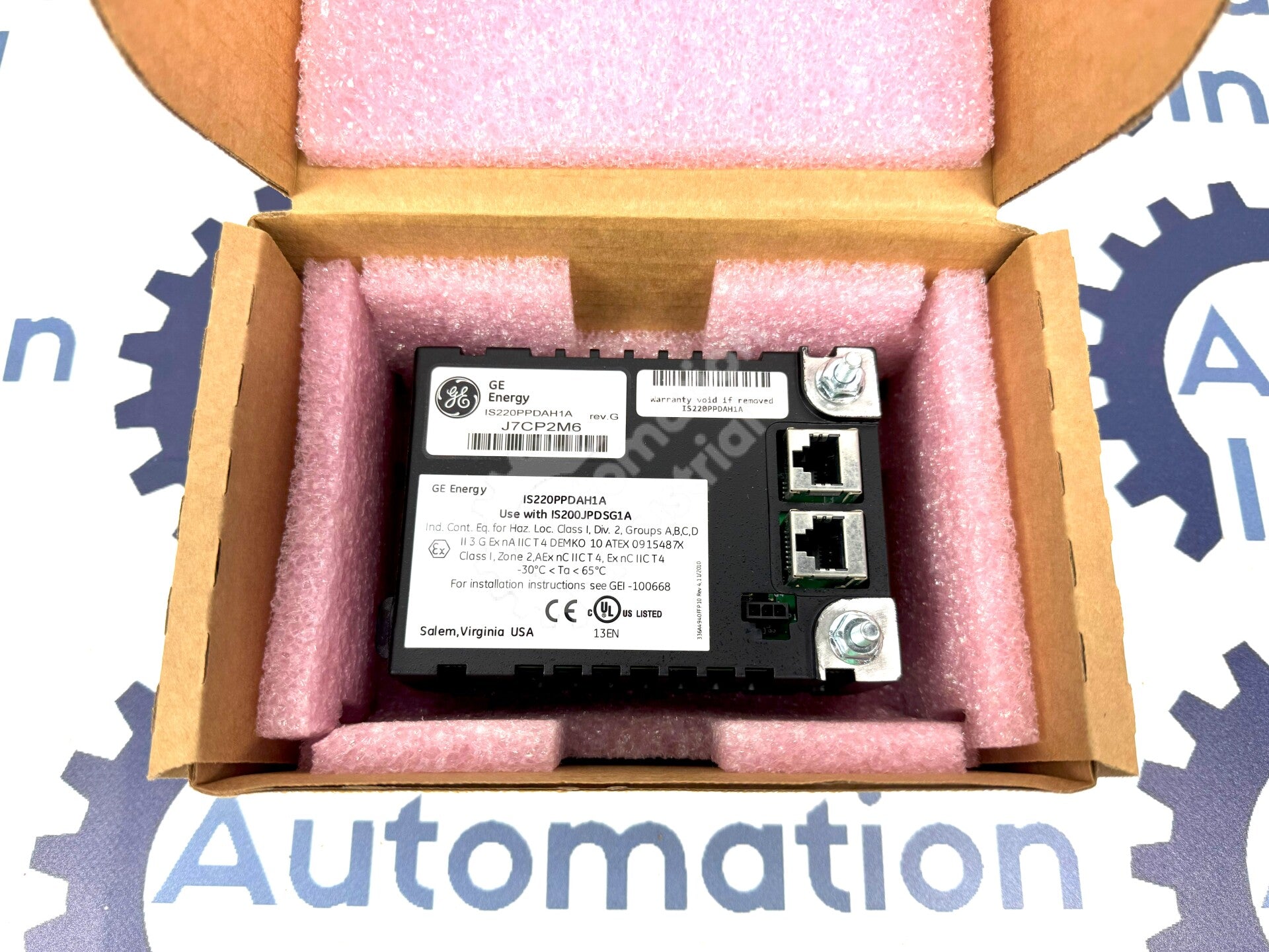 IS220PPDAH1A By GE I/O Power Distribution System Module New Surplus No Box