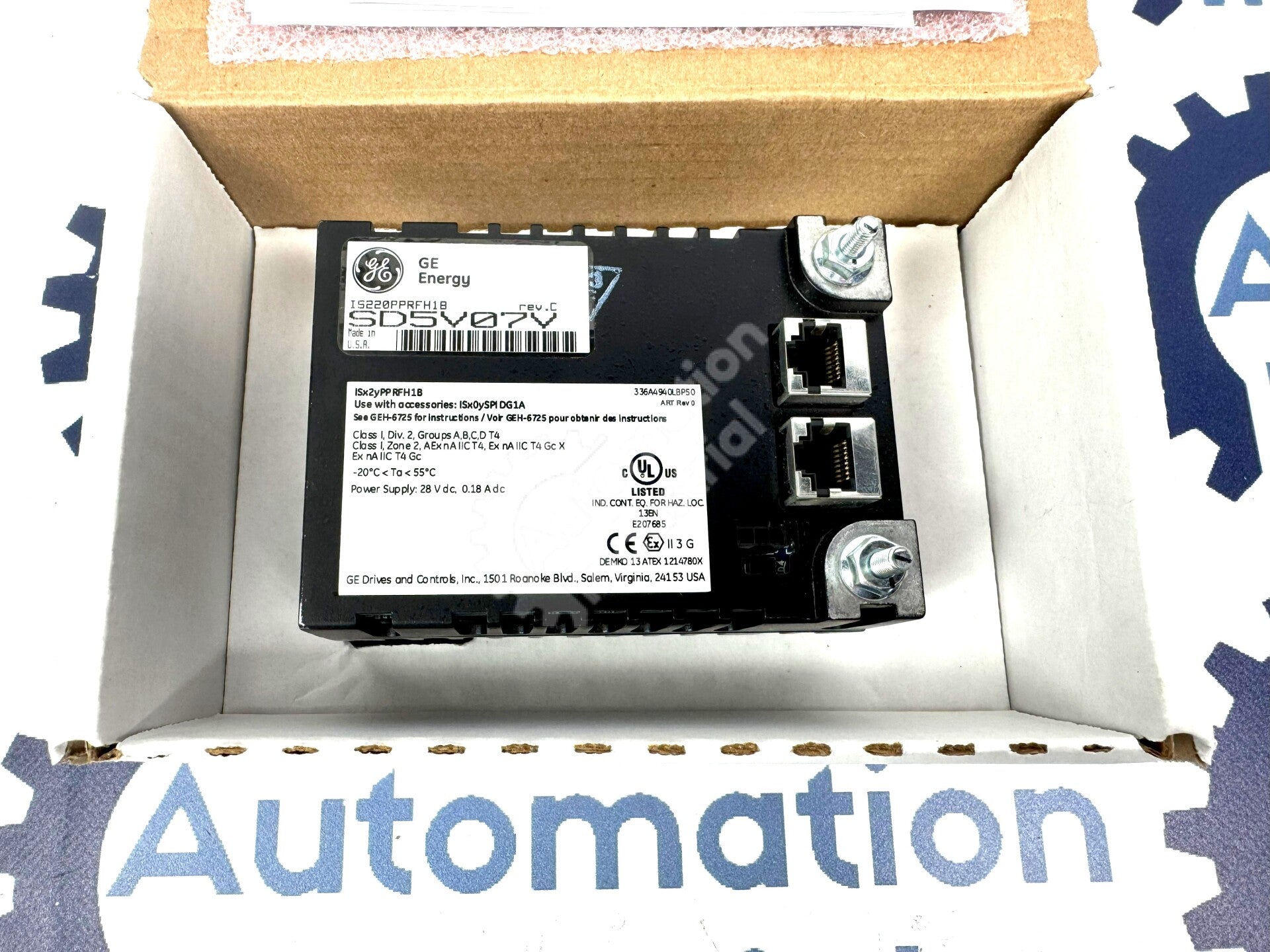 IS220PPRFH1B By General Electric Profibus DPM Master Gateway I/O Module NSFP