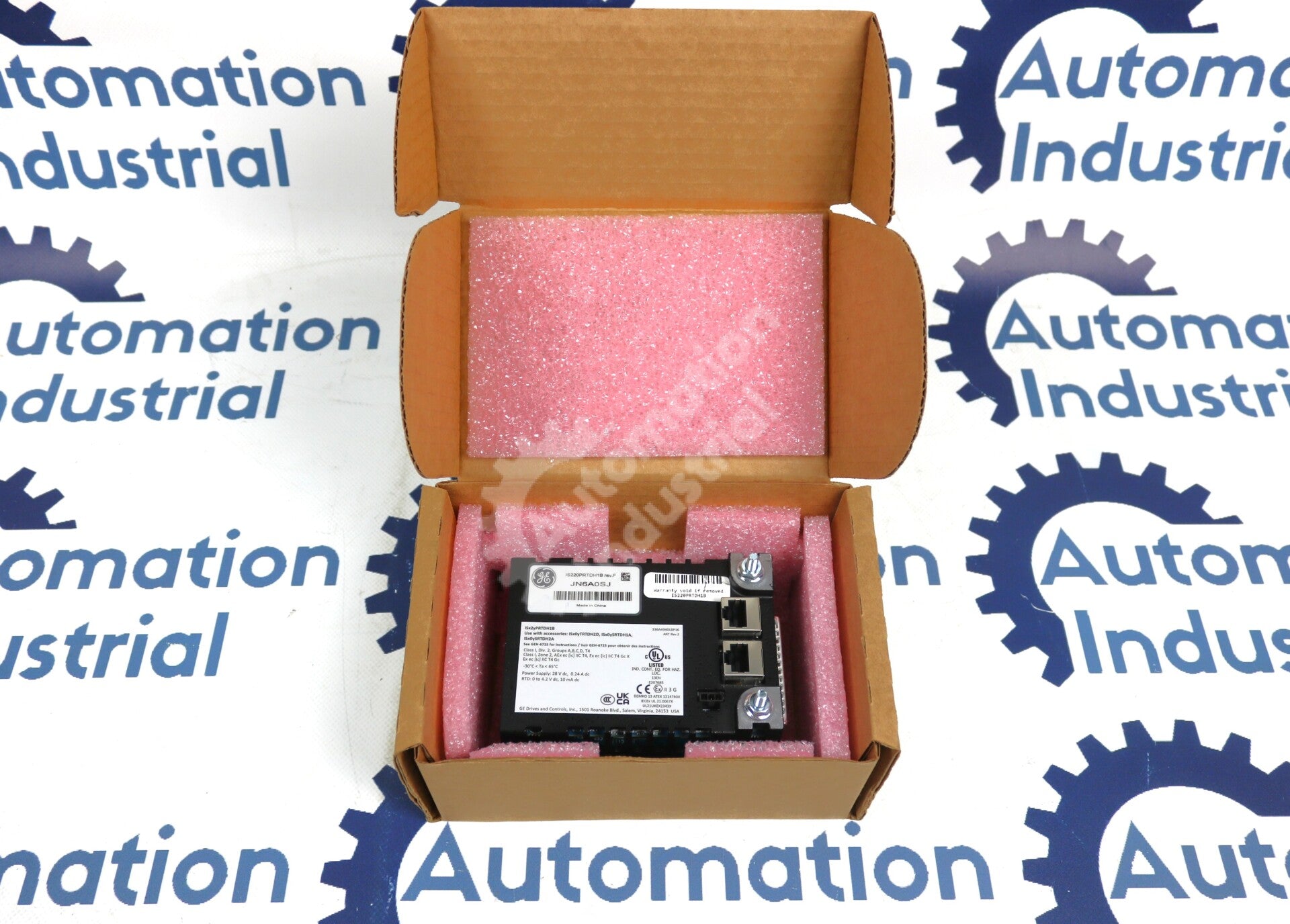 IS220PRTDH1B By General Electric RTD I/O Module New Surplus No Box