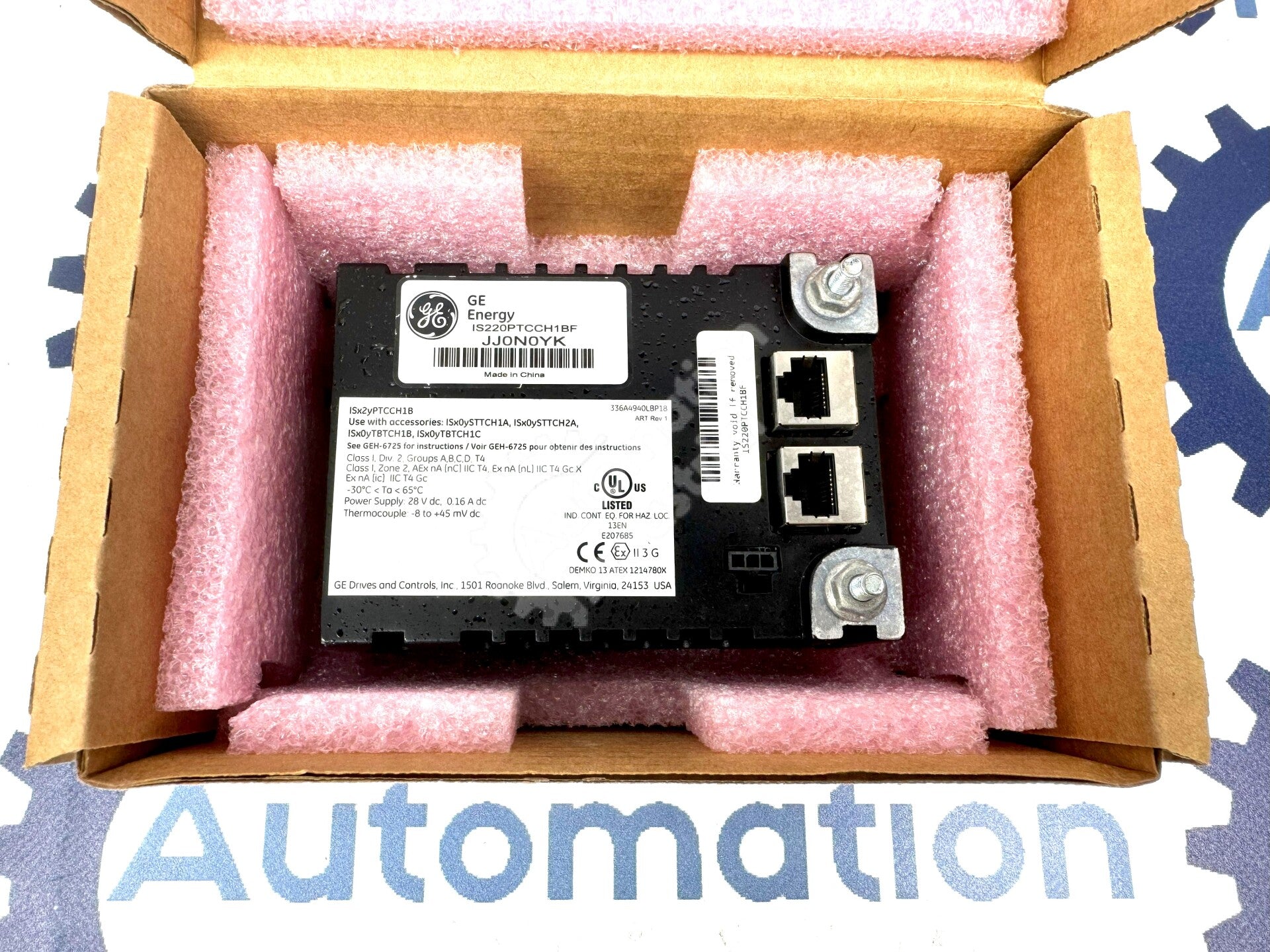 IS220PTCCH1BF By General Electric Thermocouple Input Module Mark VI IS220
