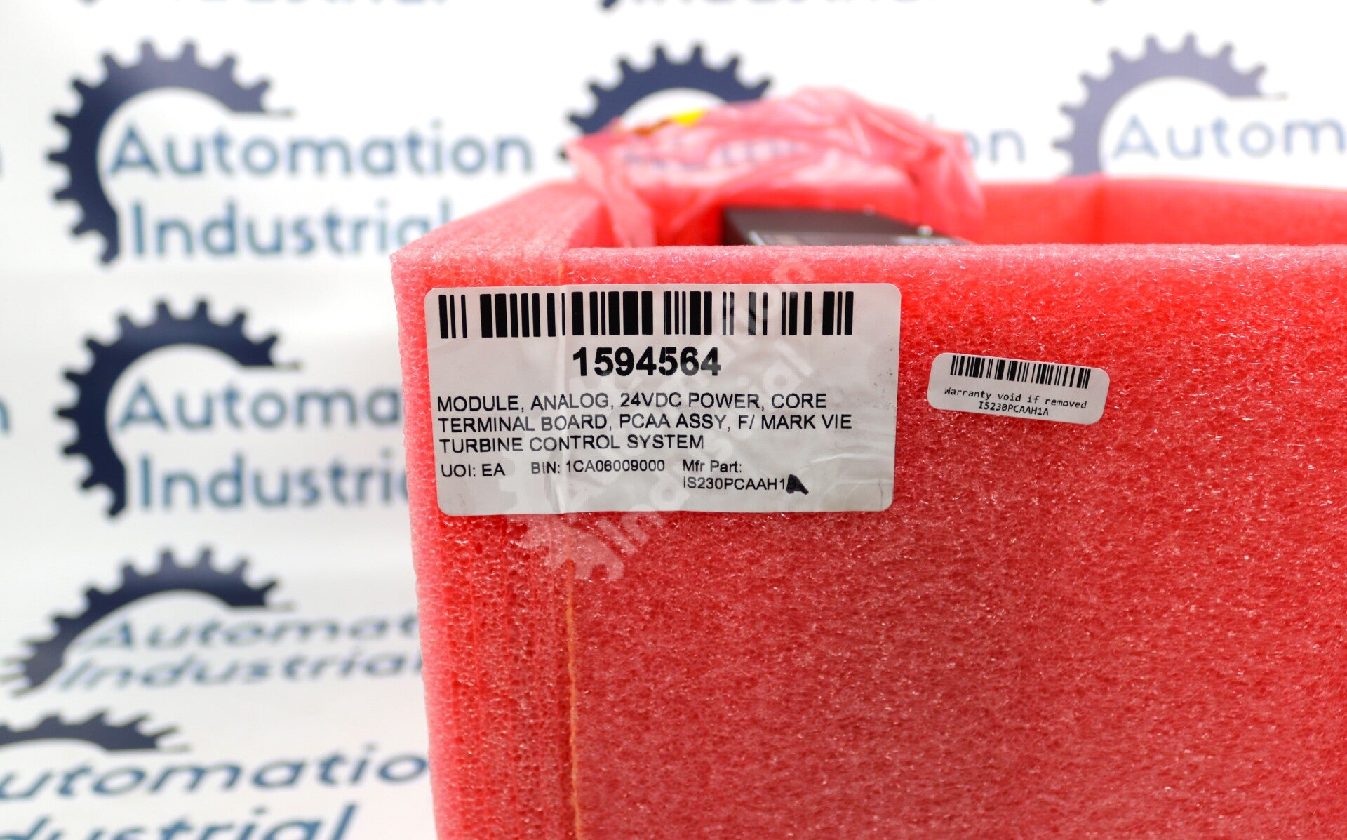 IS230PCAAH1A By General Electric Assembly Core Analog I/O Module NSFP