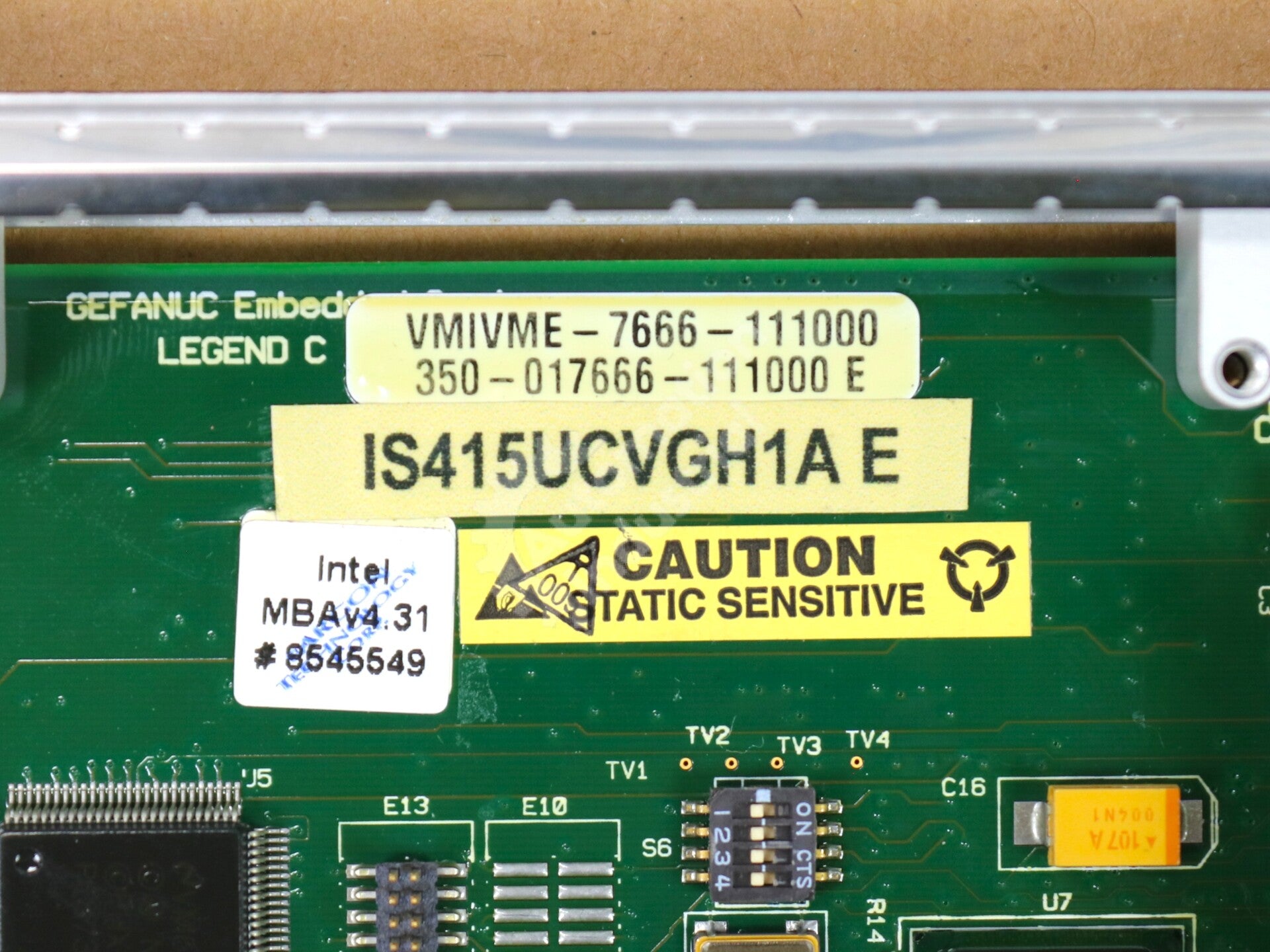 IS415UCVGH1A By General Electric 128MB Memory & SDRAM VME Controller Card NSFP