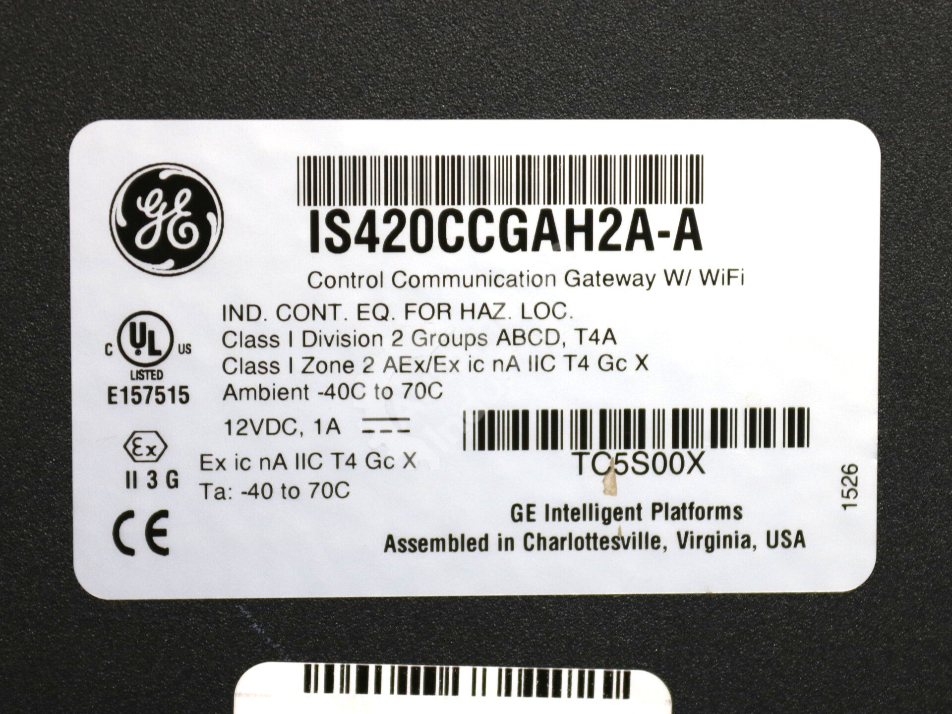 IS420CCGAH2A By General Electric IS420CCGAH2A-A Control Communication Gateway