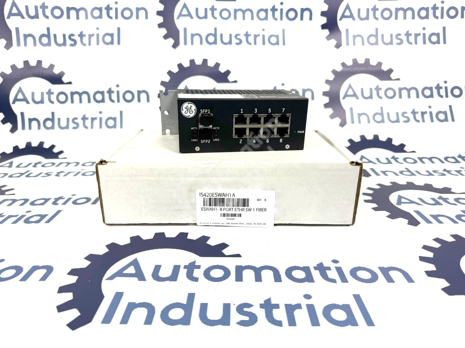 IS420ESWAH1A By General Electric 8Port IONet Switch