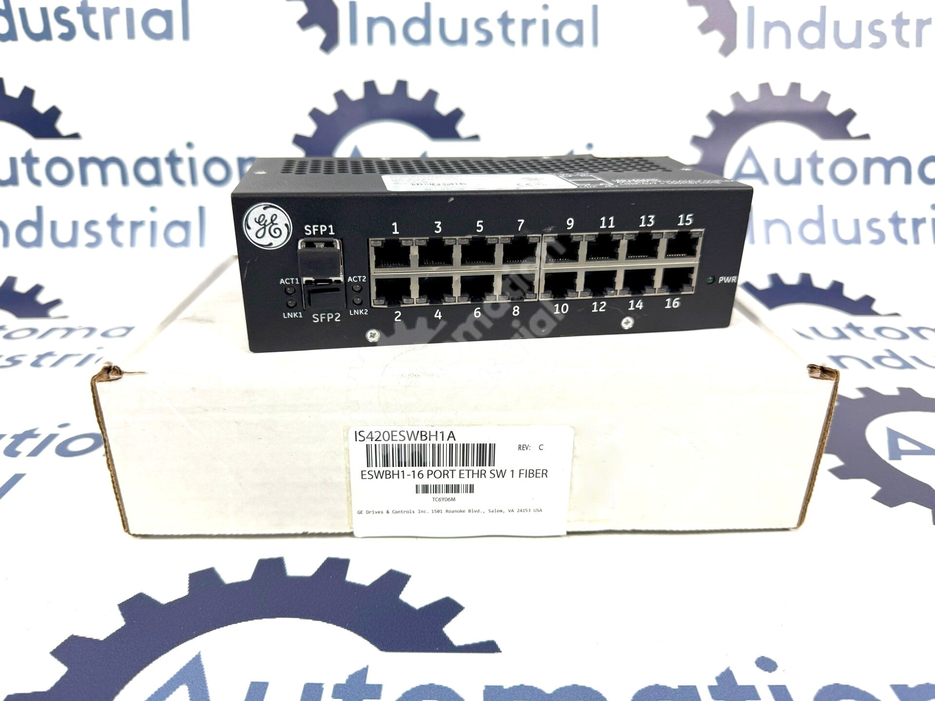 IS420ESWBH1A By General Electric IS420ESWBH1AE IONet Switch Module