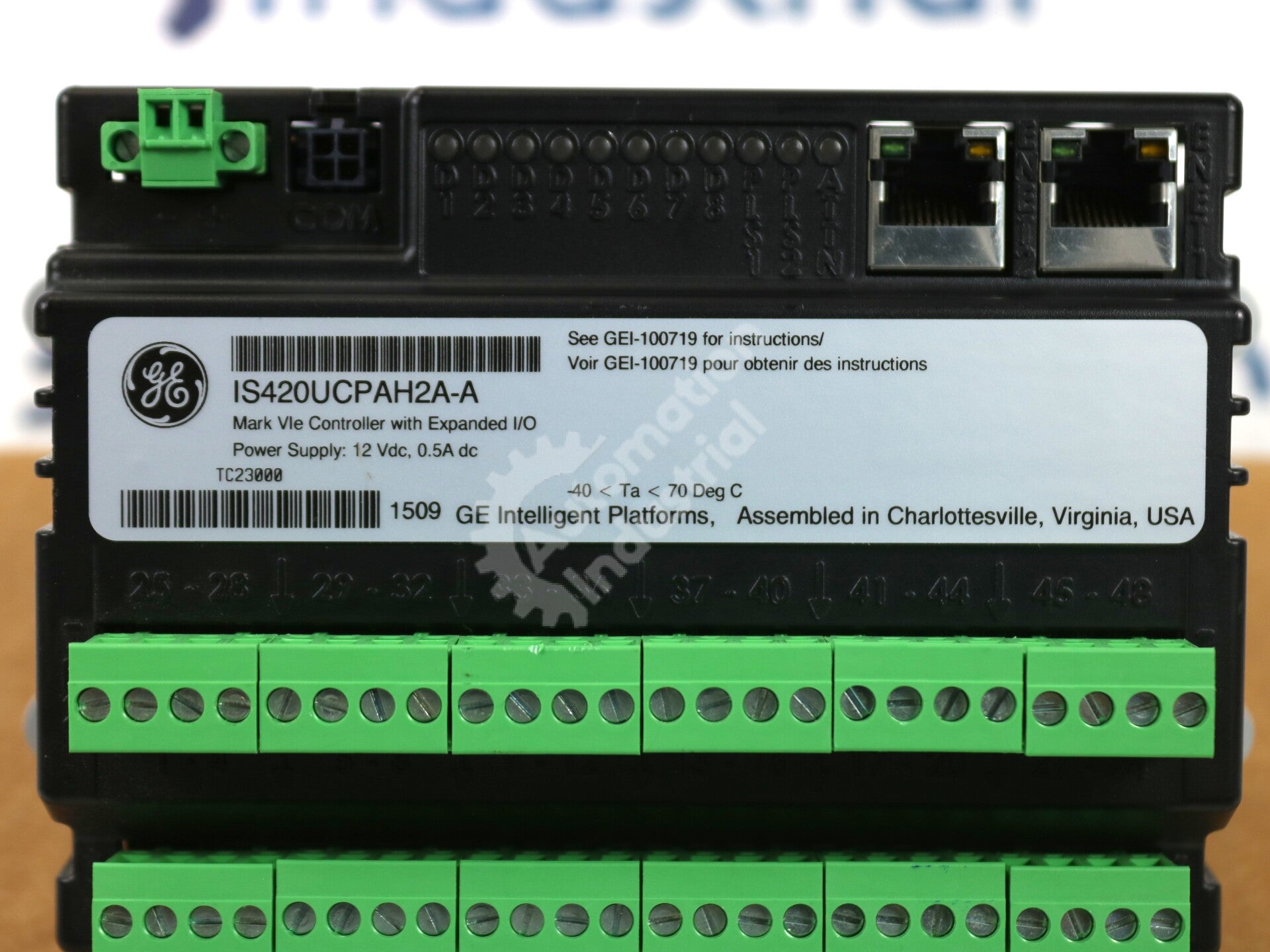 IS420UCPAH2A By General Electric IS420UCPAH2A-A Expended I/O Turbine Controller