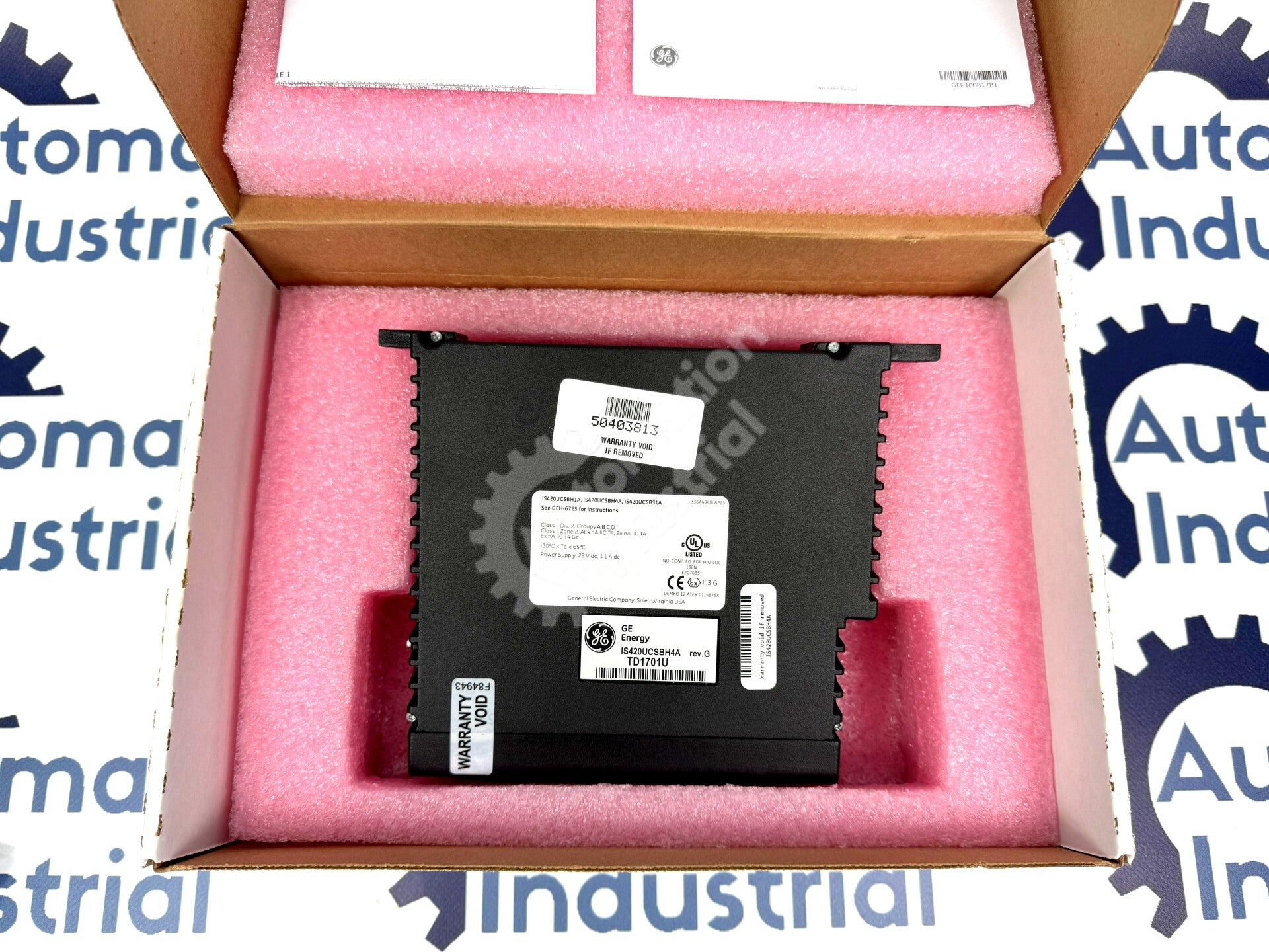 IS420UCSBH4A by GE Energy Controller Module for Mark VIe and EX2100e