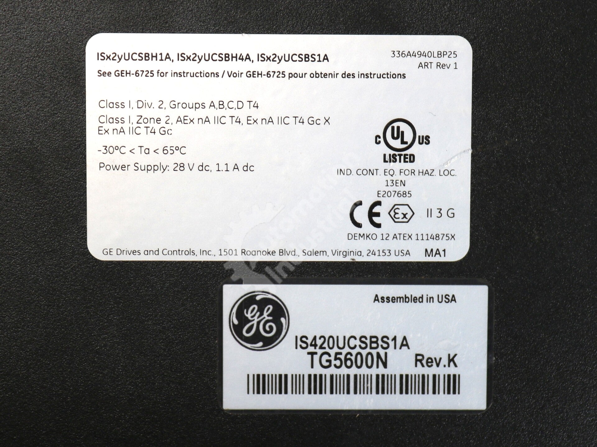 IS420UCSBS1A by GE Safety Processing Board Mark Vle & Mark VleS NSNB