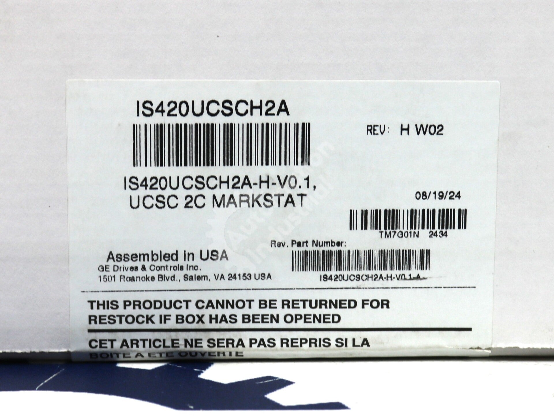 IS420UCSCH2A By General Electric High-Performance MarkStat Controller New Sealed