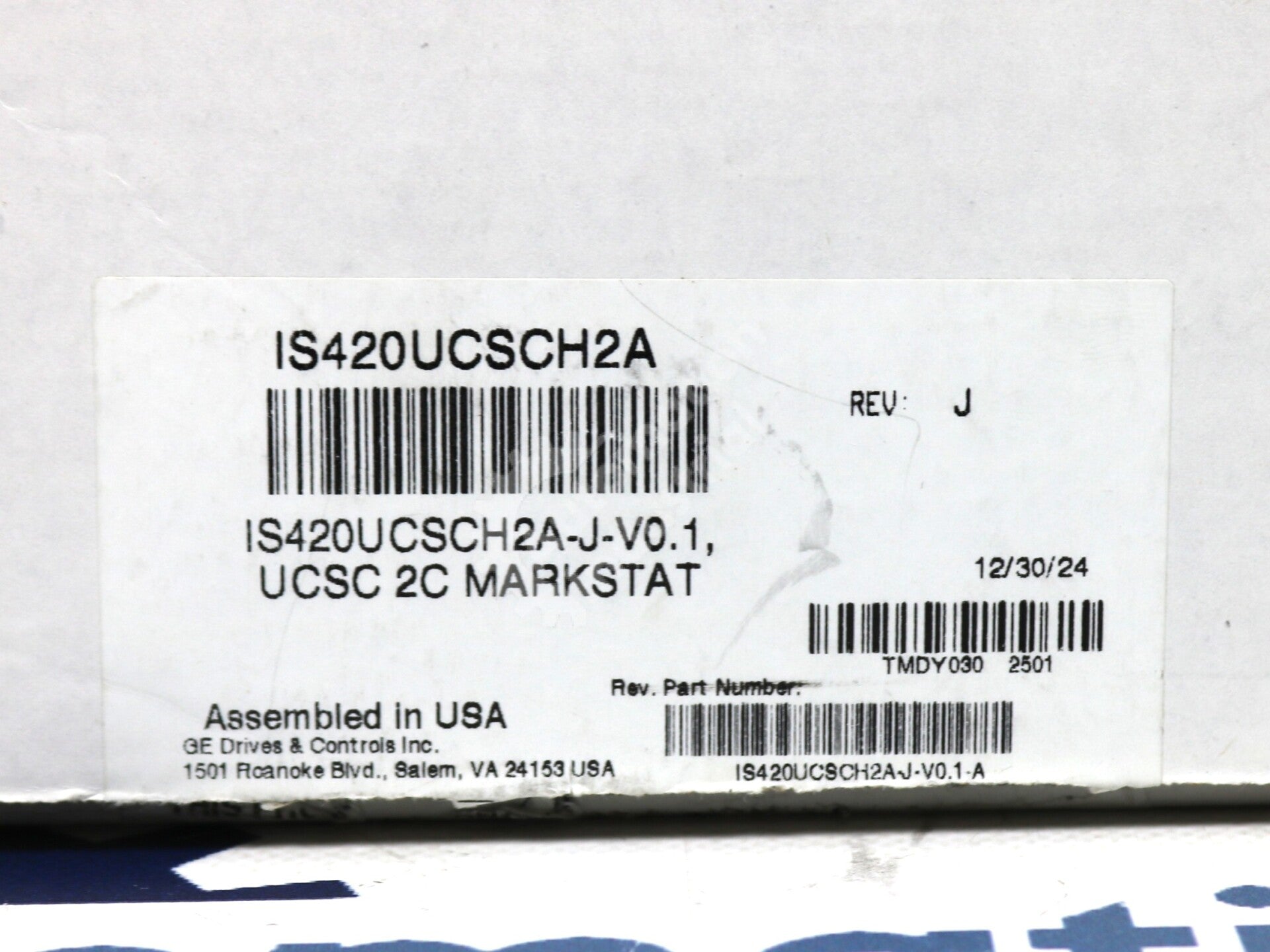 IS420UCSCH2A By General Electric High-Performance MarkStat Controller NSFP
