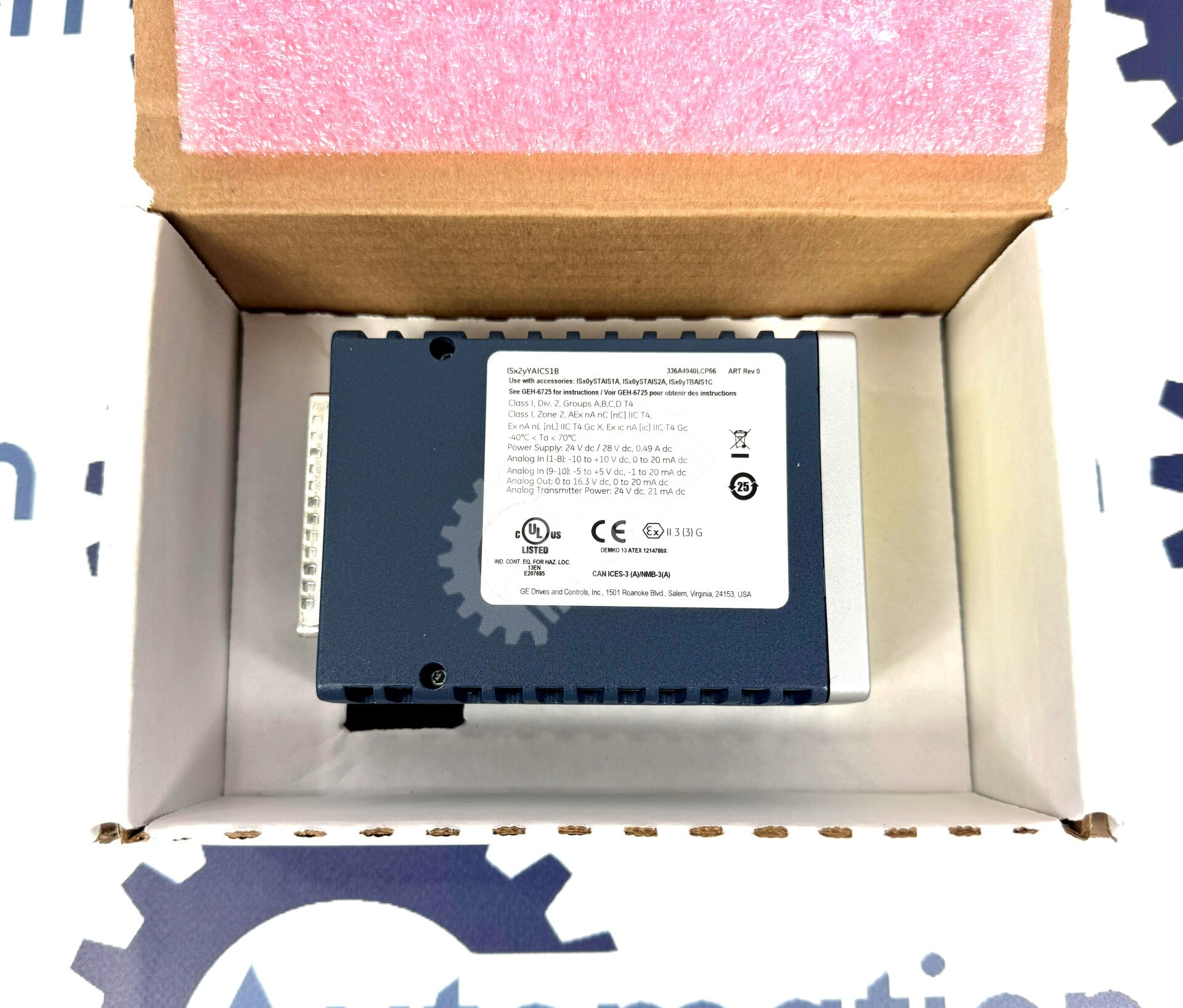 IS420YAICS1B By General Electric Analog I/O Pack NSNB