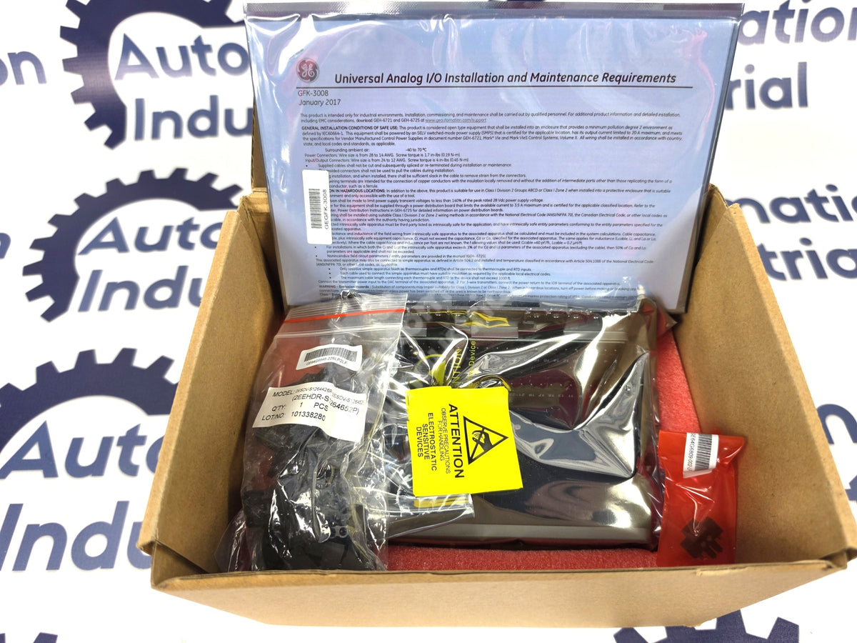 IS430SSUAH1A By General Electric IS430SSUAH1AC Universal Analog I/O NSFP
