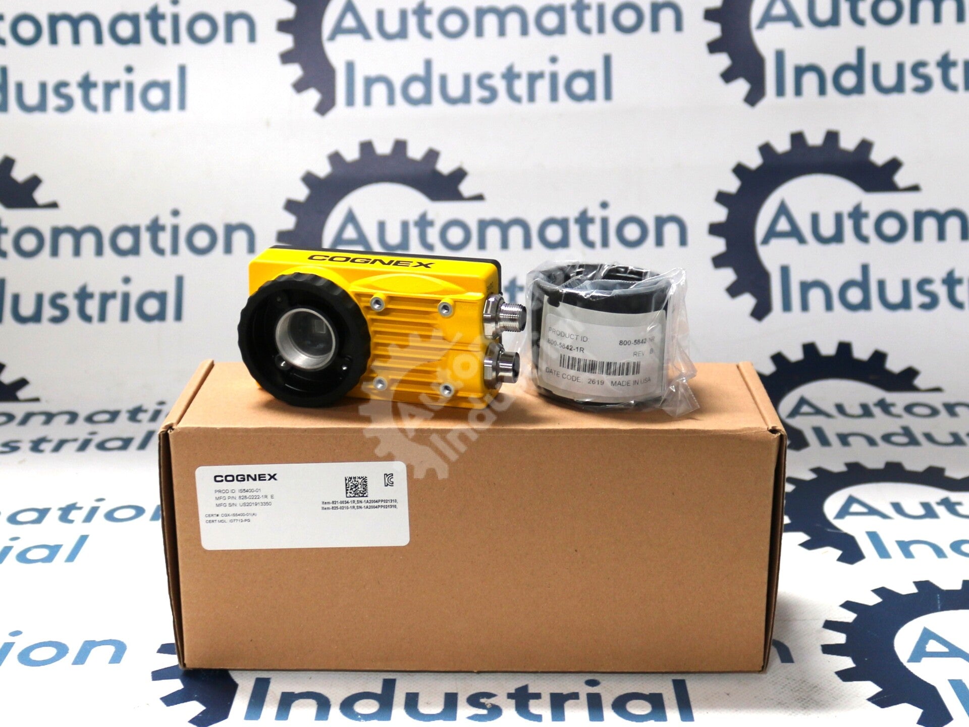 IS5400-01 By Cognex 825-0210-1R N High Resolution Industrial Digital Camera NSFP