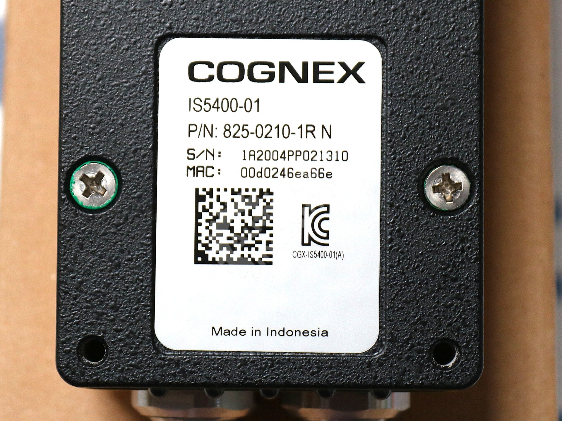 IS5400-01 By Cognex 825-0210-1R N High Resolution Industrial Digital Camera NSFP