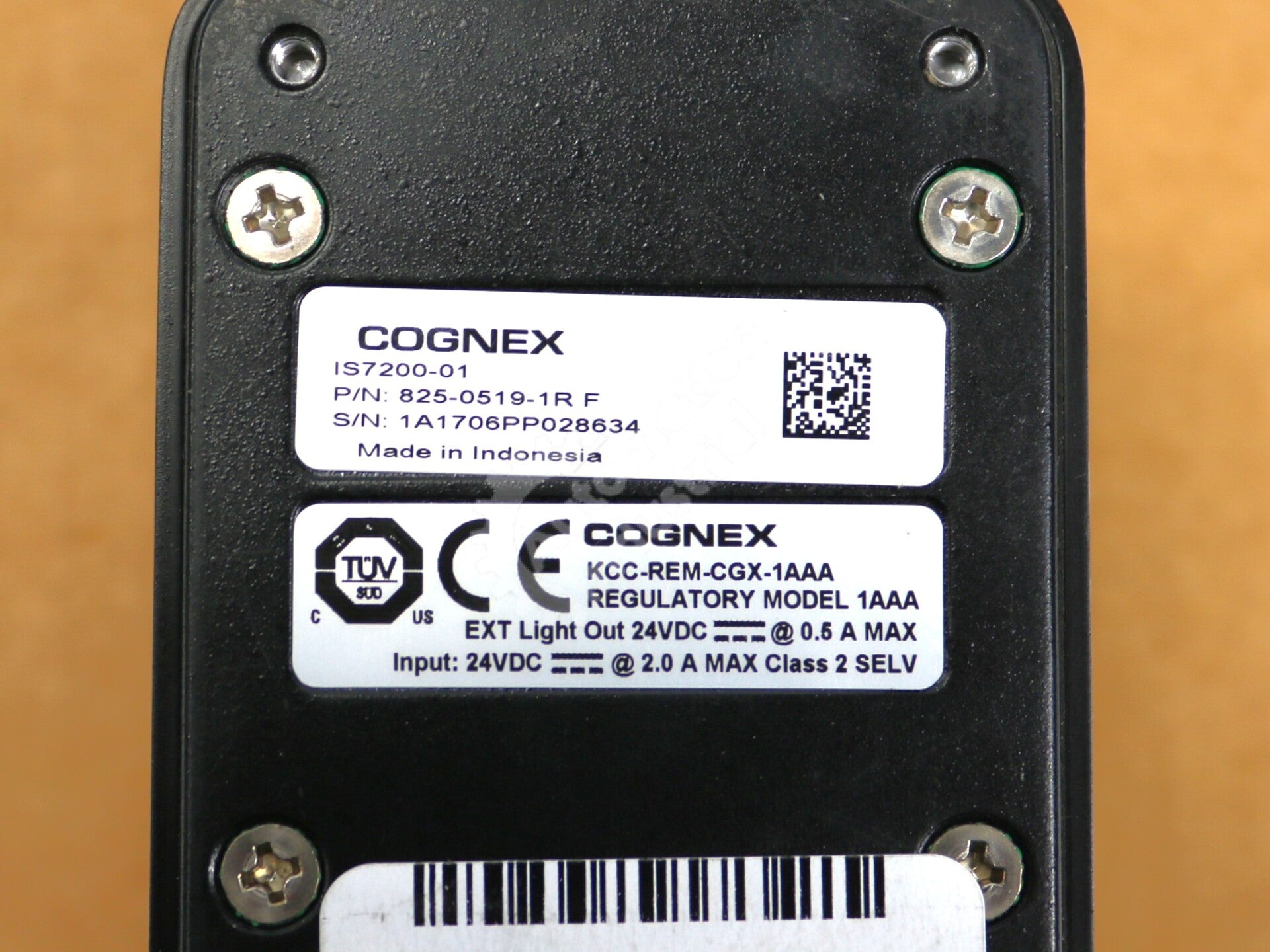 IS7200-01 By Cognex 825-0519-1R F 24VDC Vision Camera W/ Fujinon Lens