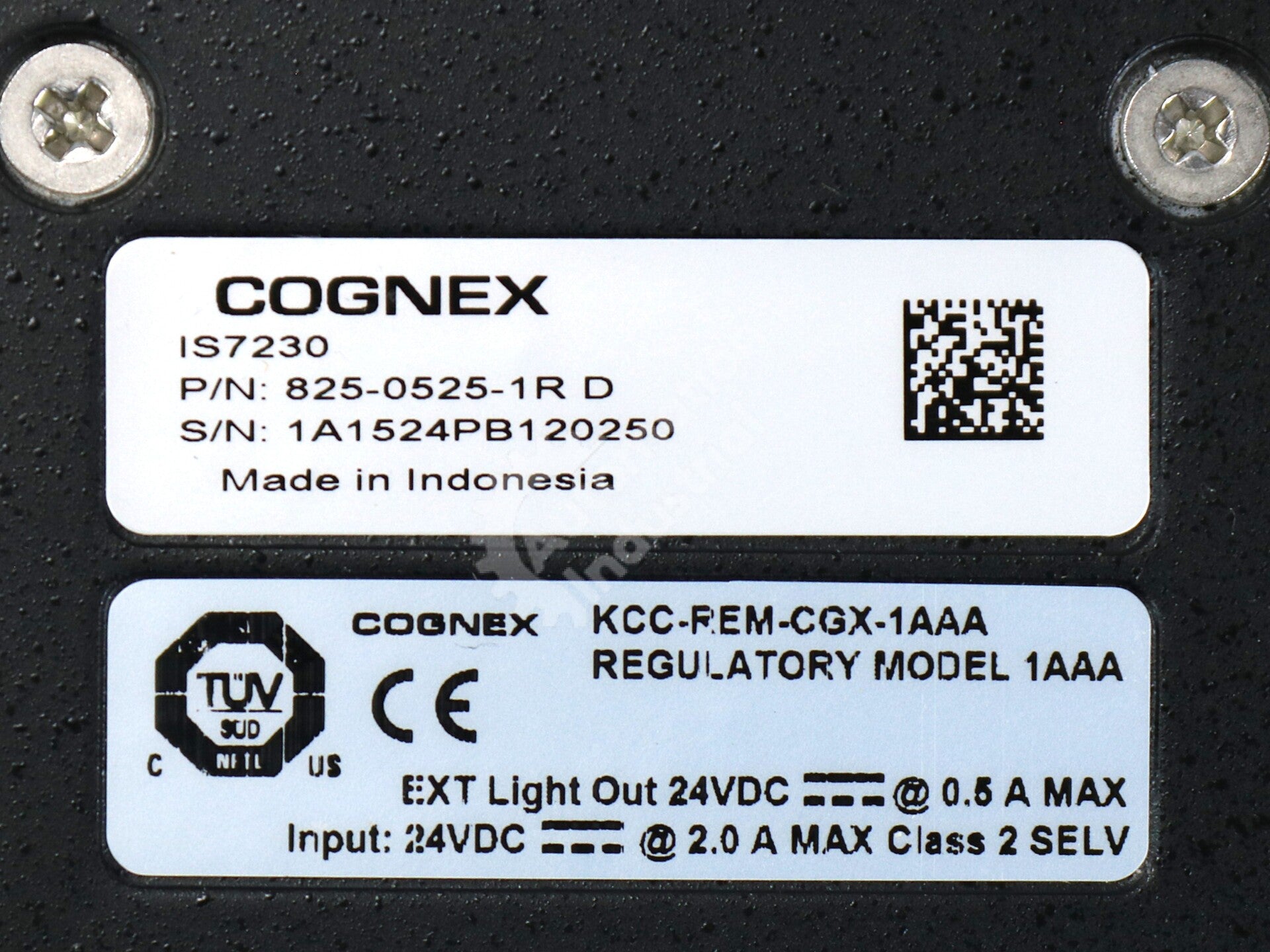 IS7230-01 By Cognex 825-0525-1R D Digital Industrial Vision System NSFP