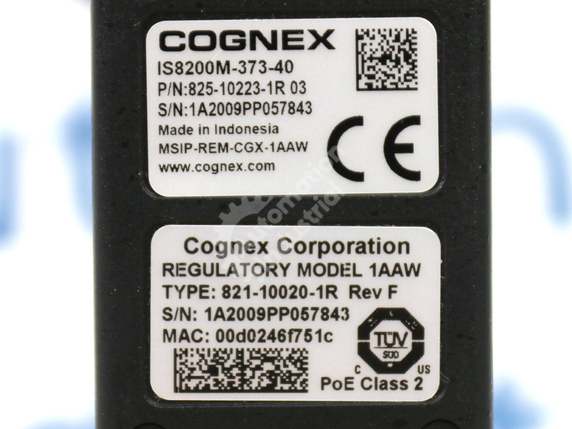 IS8200M-373-40 By Cognex 825-10223-1R 03 0.3MP Micro Industrial Digital Camera