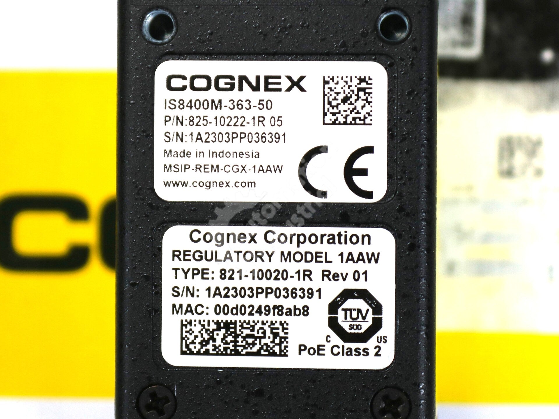 IS8400M-363-50 By Cognex 825-10222-1R 05 Micro Industrial Digital Camera NSFP