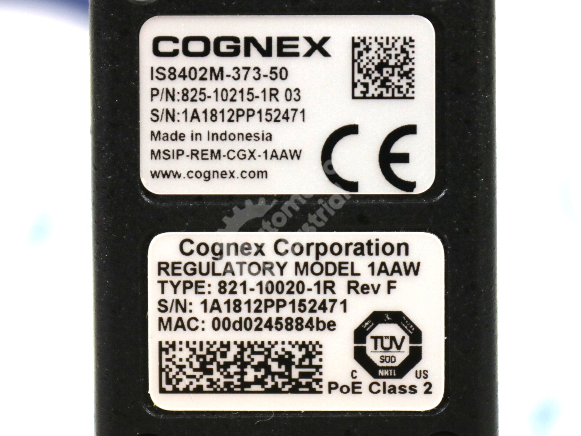 IS8402M-373-50 By Cognex 825-10215-1R 03 Micro Industrial Digital Camera NSFP