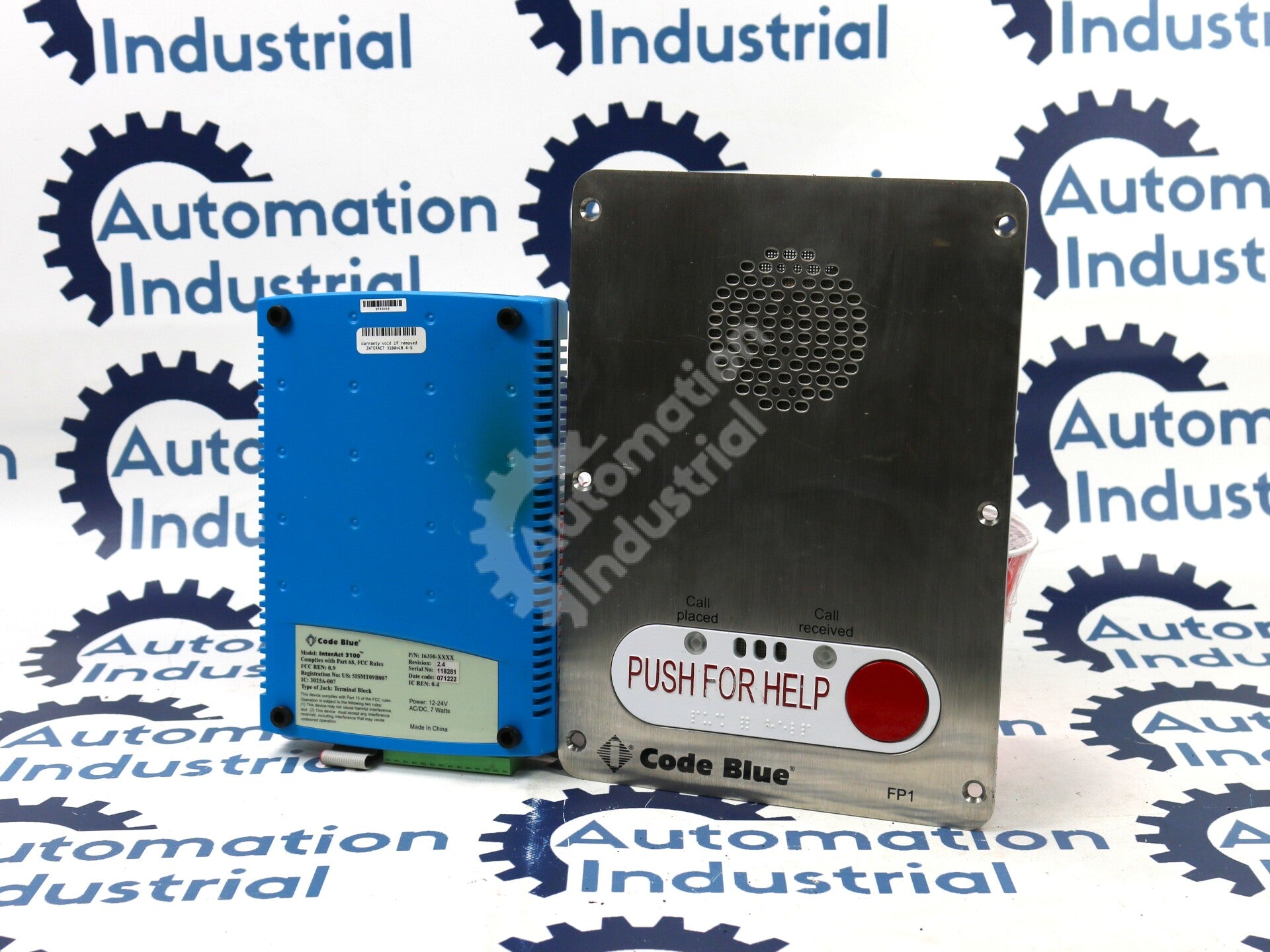 INTERACT 3100+CB 4-S By Code Blue 16350-XXXX Interactive Voice Security System