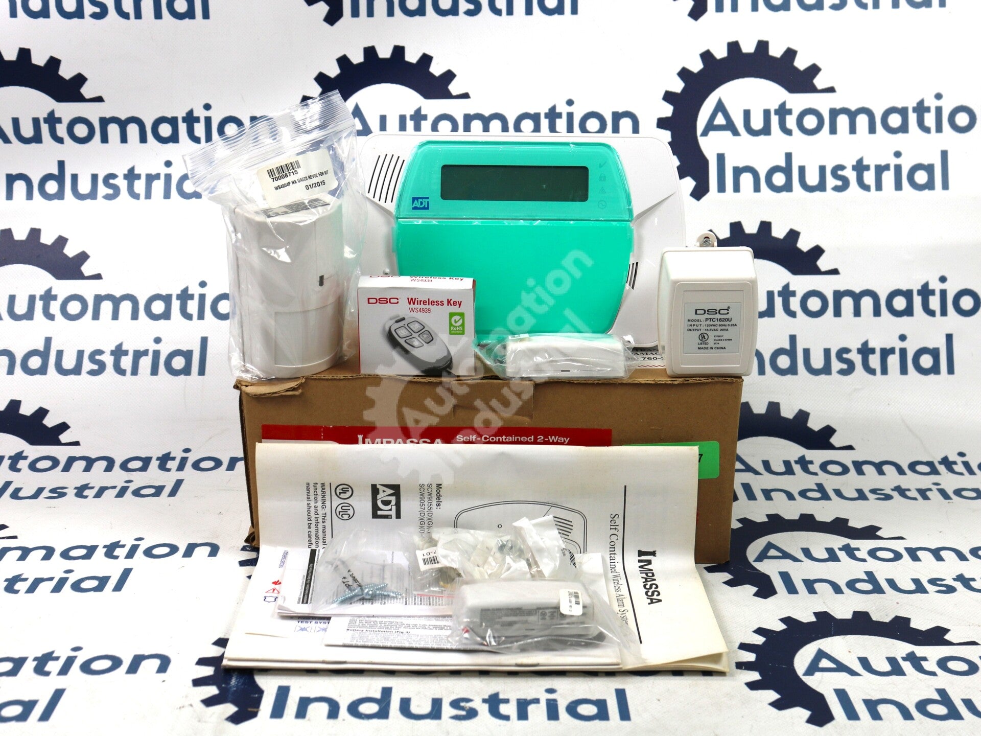 KIT457-98HADT By DSC Impassa Self-Contained 2-Way Wireless Security System NSFP