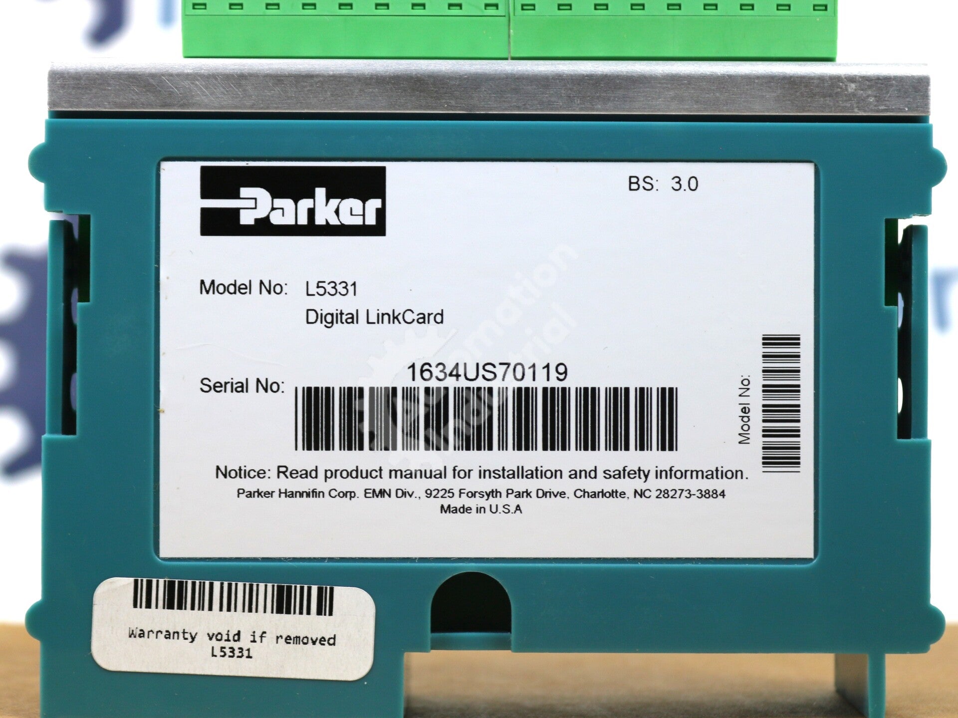 L5331 By Parker Eurotherm SSD I/O Digital Link Card NSNB