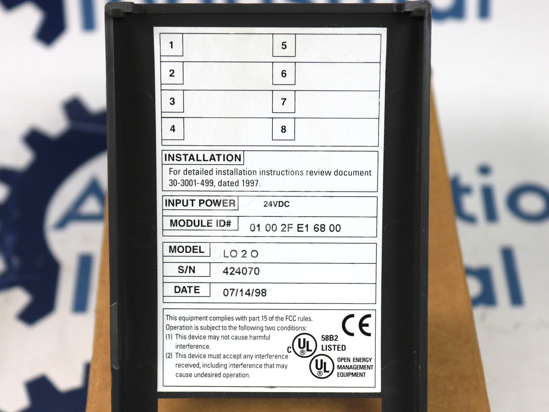 LO-2-O By Schneider Electric LO-2 2-Output Lighting Output Module With Override