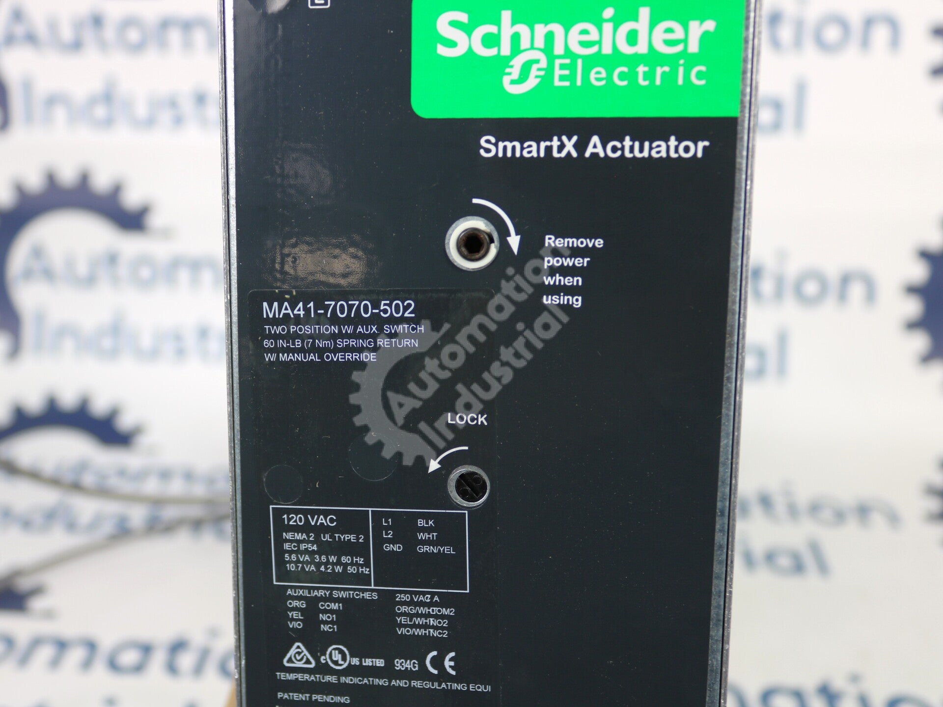 MA41-7070-502 By Schneider Electric 4nm Two-Position Aux. Switch Actuator NSFP