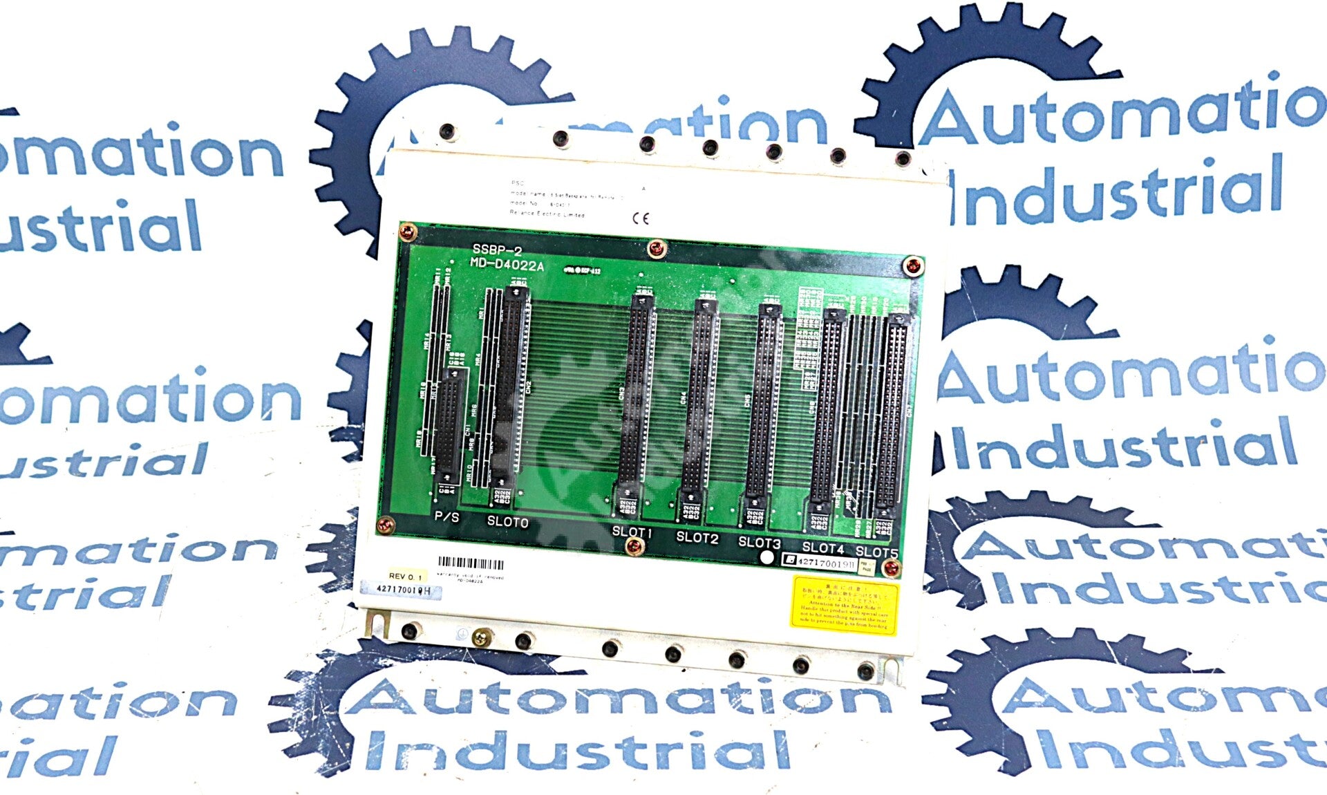 MD-D4022A By Reliance Electric SSBP-2 6 Slot Backplane