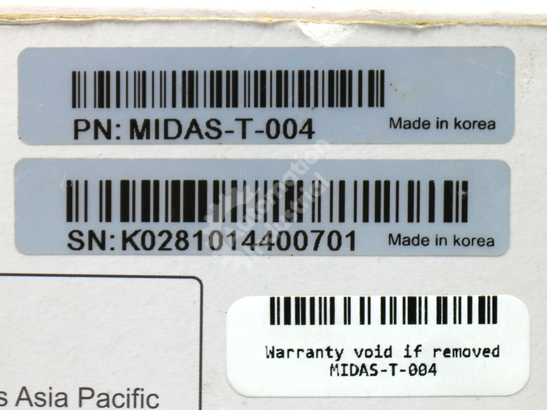 MIDAS-T-004 By Honeywell Gas Monitoring Transmitter NSFP