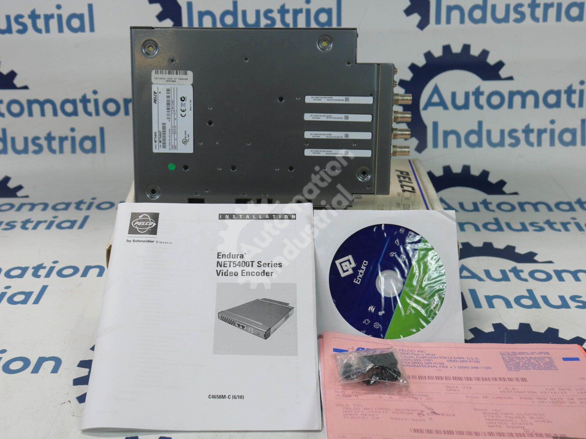 NET5404 By Pelco NET5404T 4-Channel H.264 Network Video Encoder NSFP