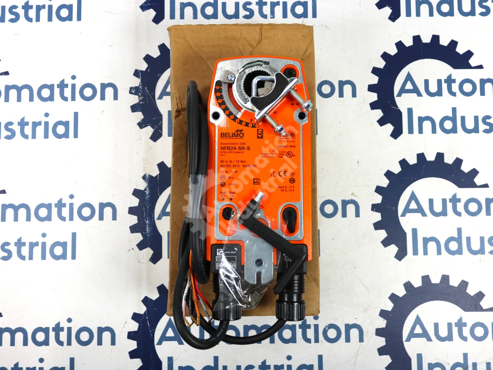 NFB24-SR-S By Belimo 10Nm Basic Fail-Safe Modulating Damper Actuator NSFP