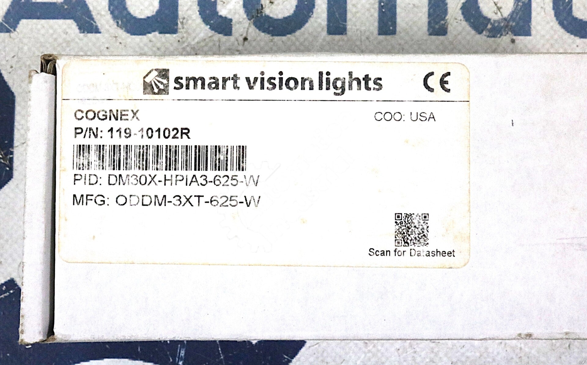 DM30X-HPIA-625-W By Cognex 119-10102R Illumination Accessory DataMan 300 NSFP