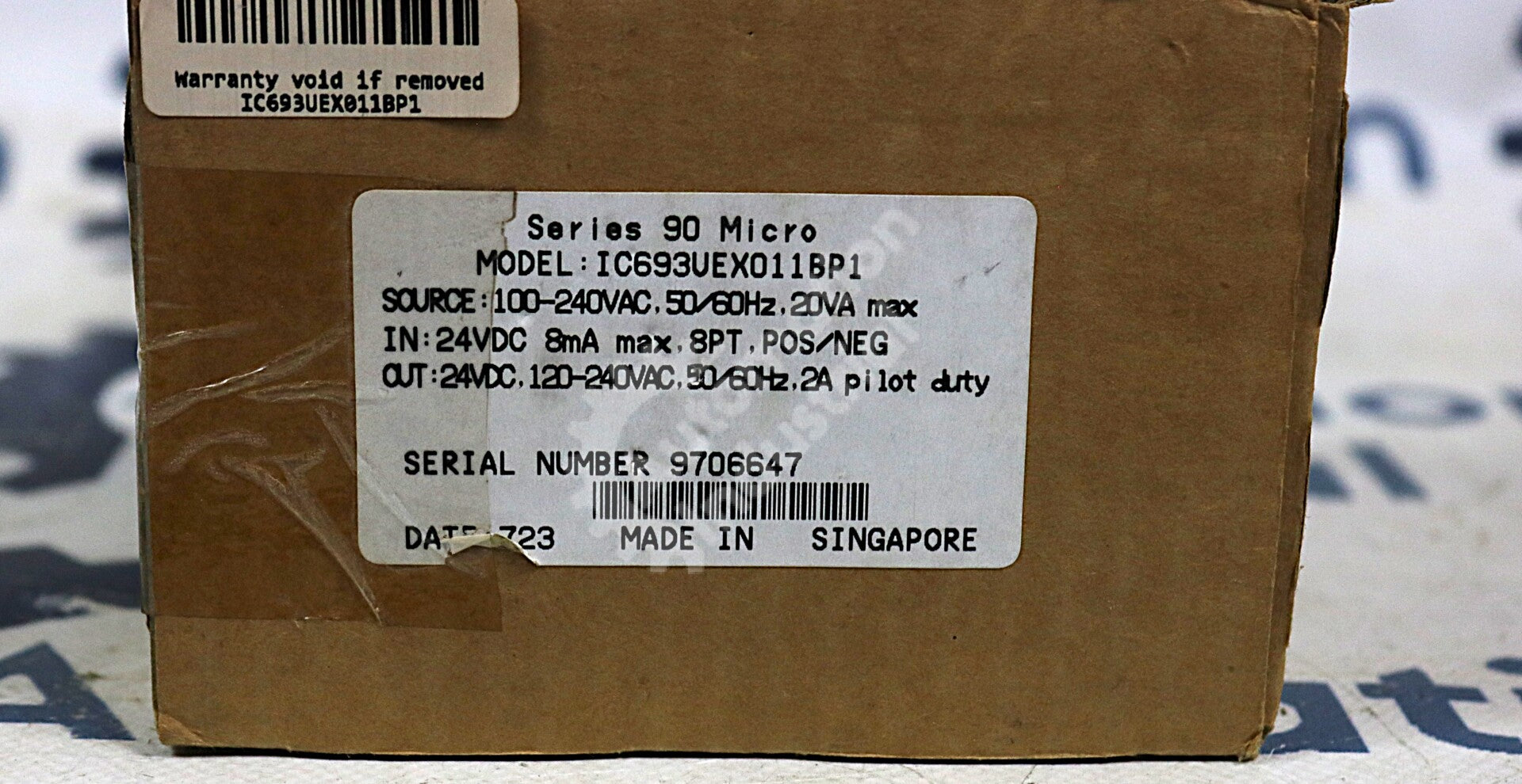 IC693UEX011 By GE Fanuc 90 Micro 8PT Expansion Unit Programmable Controller NSFP