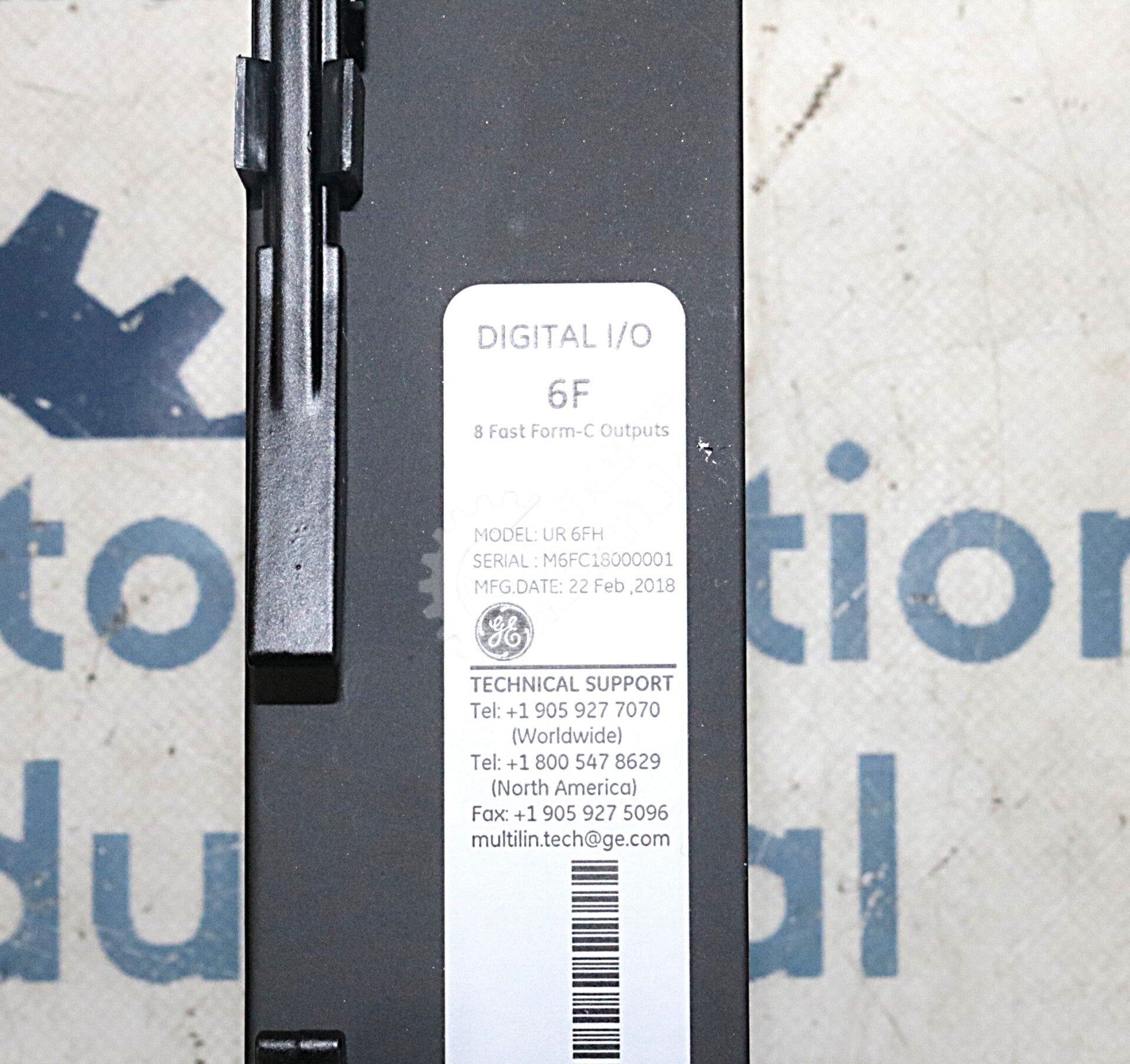 UR 6FH By GE Multlin UR-6FH 8 Fast Form-C Outputs Digital I/O NSFP