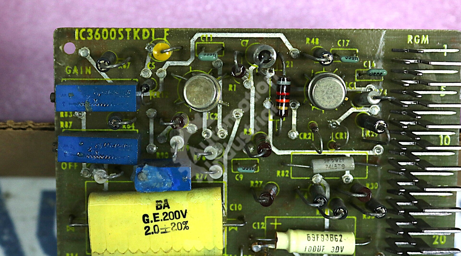 IC3600STKD1F By GE Speedtronic IC3600STKD Temperature Control Card NSFP