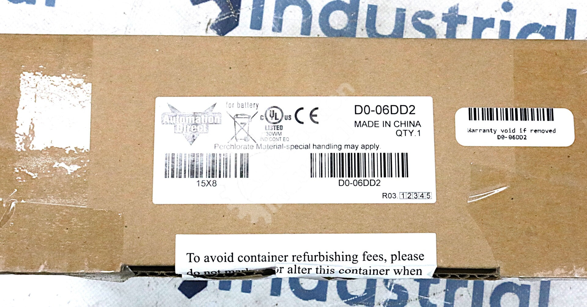 D0-06DD2 By Automation Direct 12-24VDC 50/60Hz PLC Module NSFP